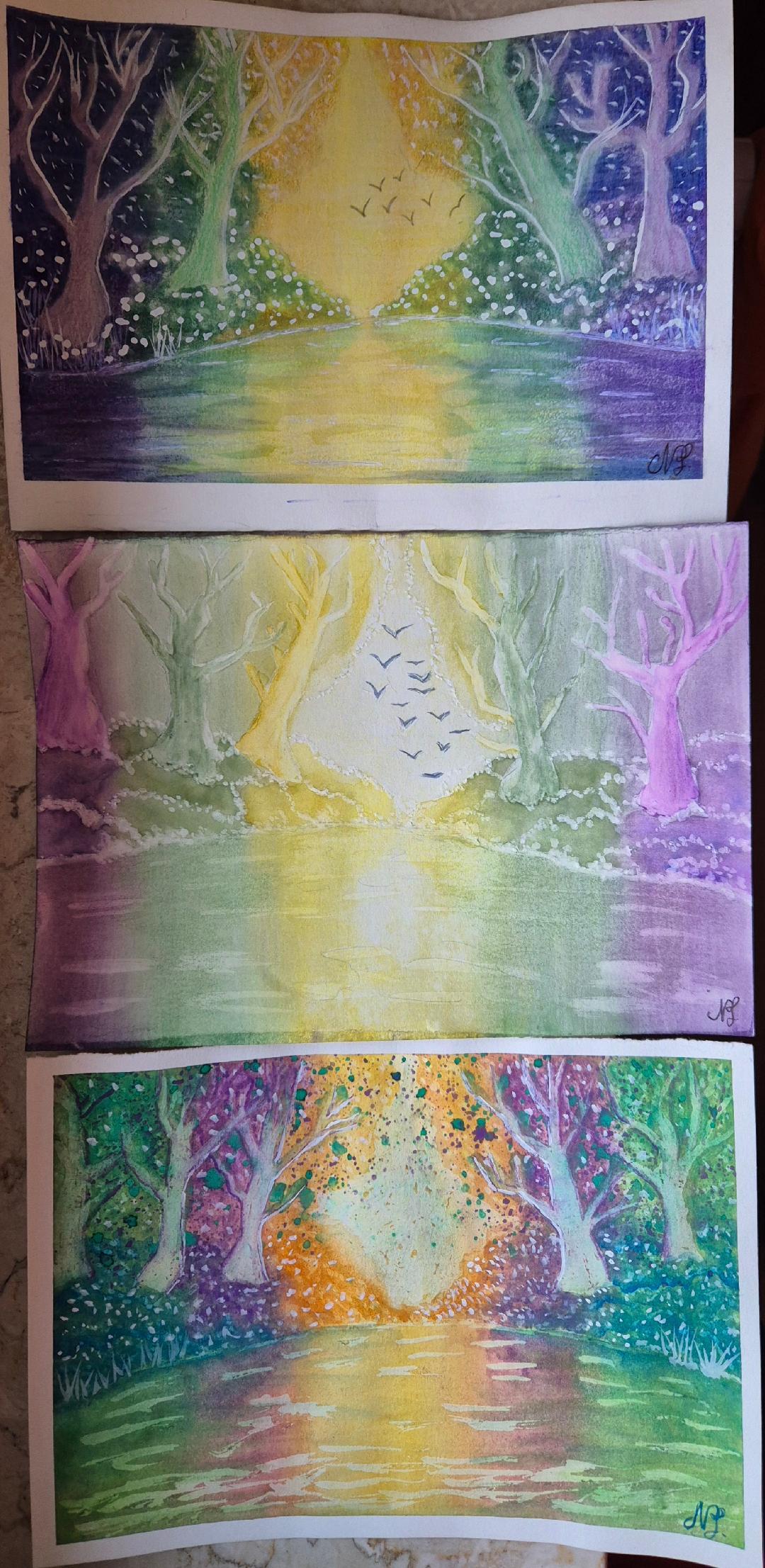 Fantasy Woodlands in Watercolor - image 1 - student project