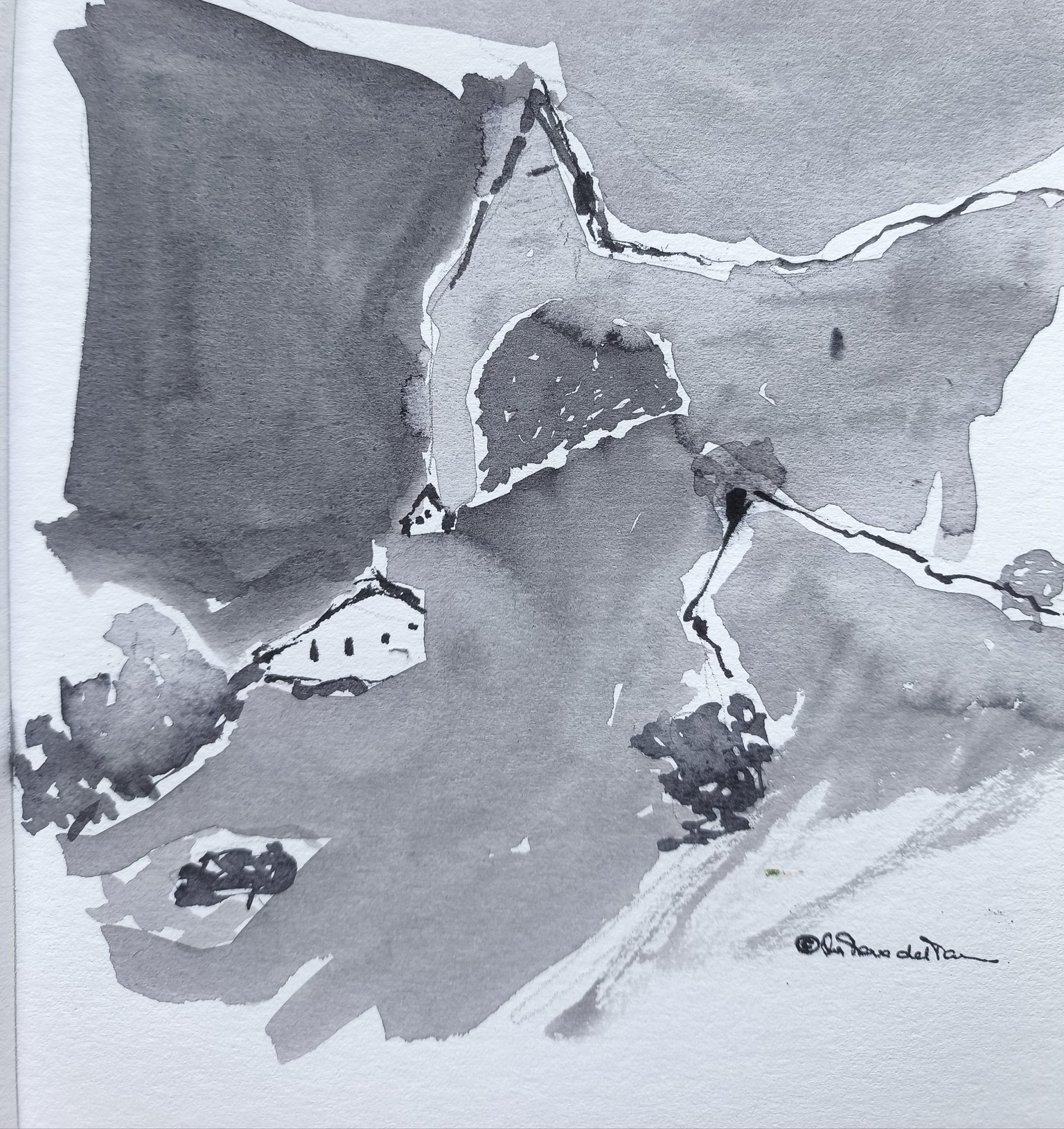 Groundhog drawing - image 1 - student project