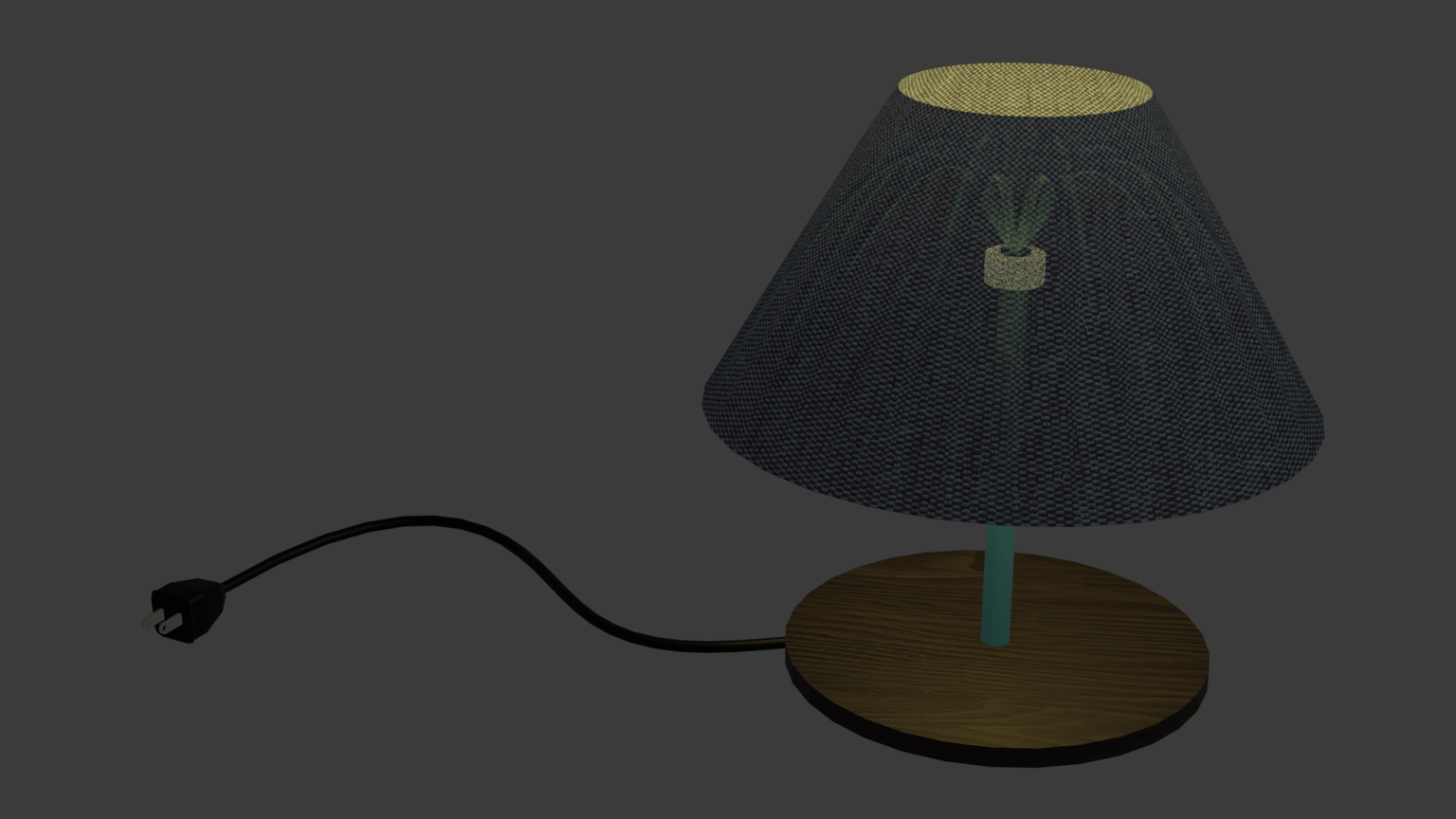 Simple lamp with wire - image 1 - student project