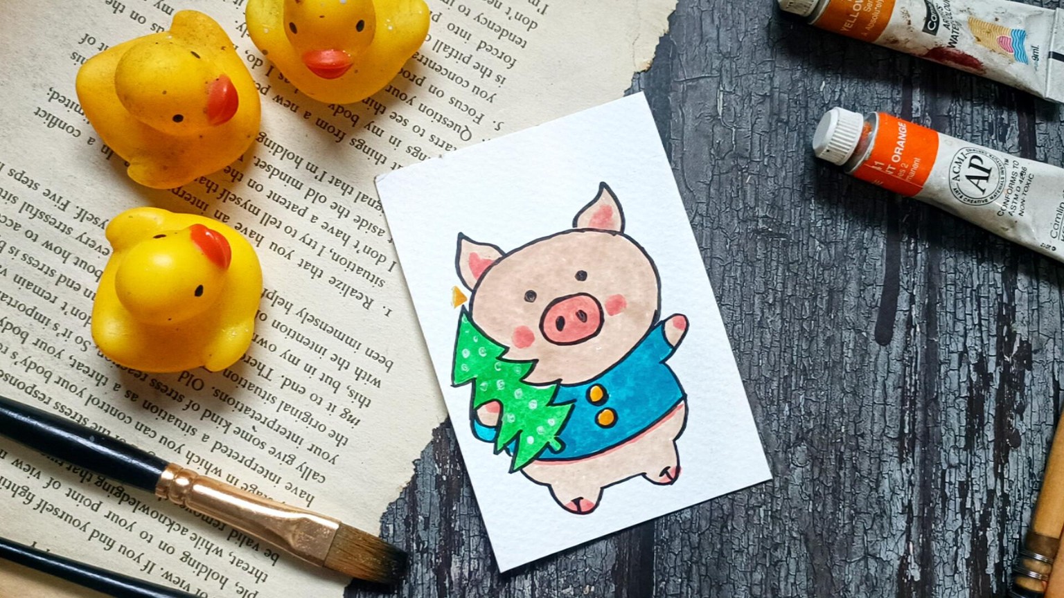 Cute little cozy pigs - image 11 - student project
