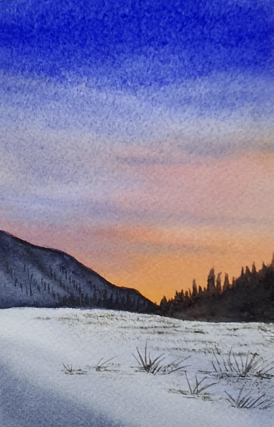 30 Winter Landscapes - image 9 - student project