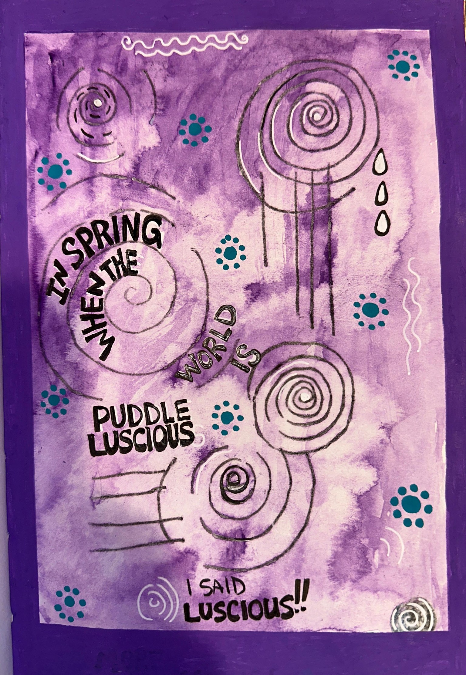 Klee-Style Mark Making - image 2 - student project