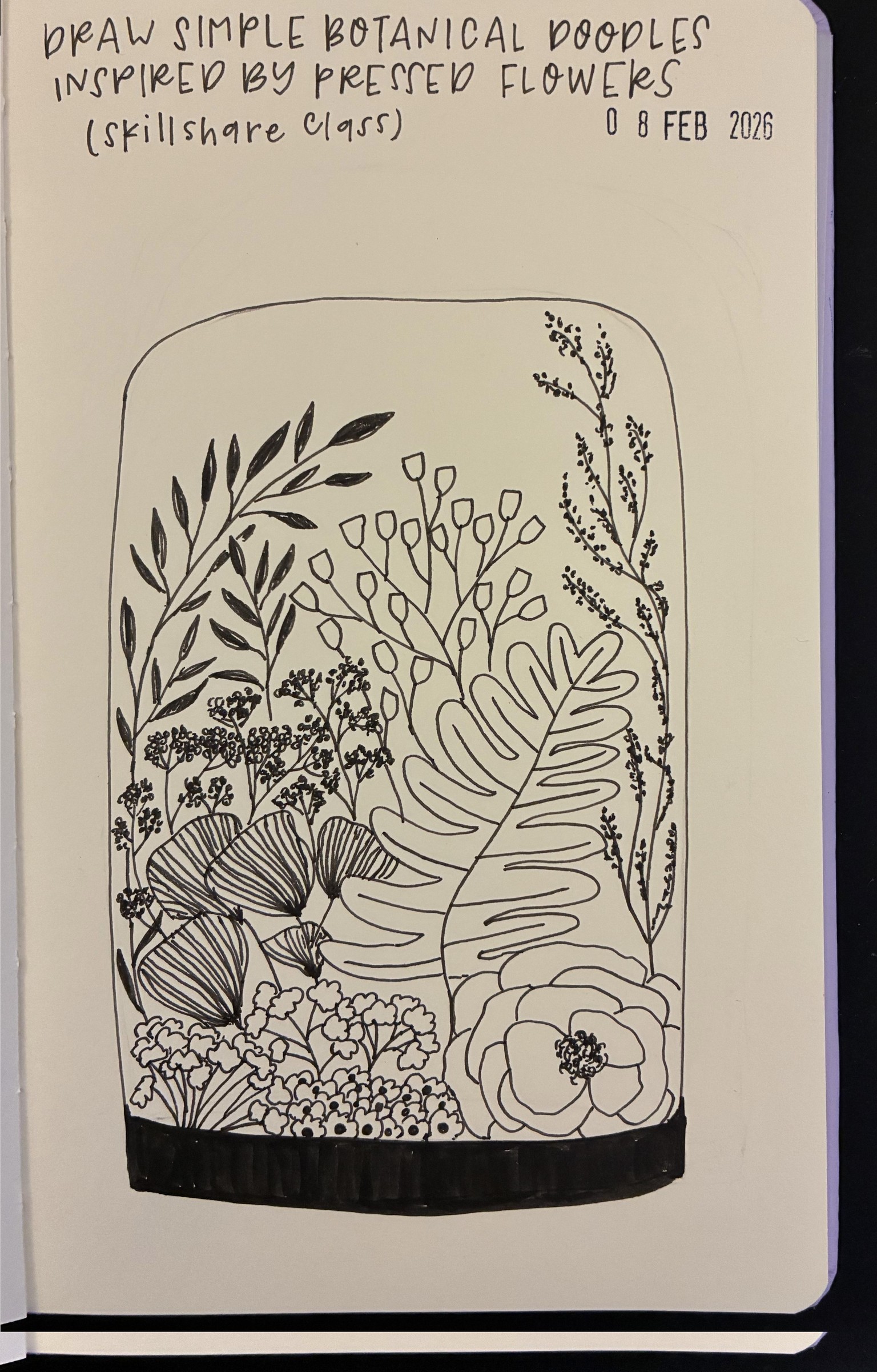 Botanical doodles - image 1 - student project