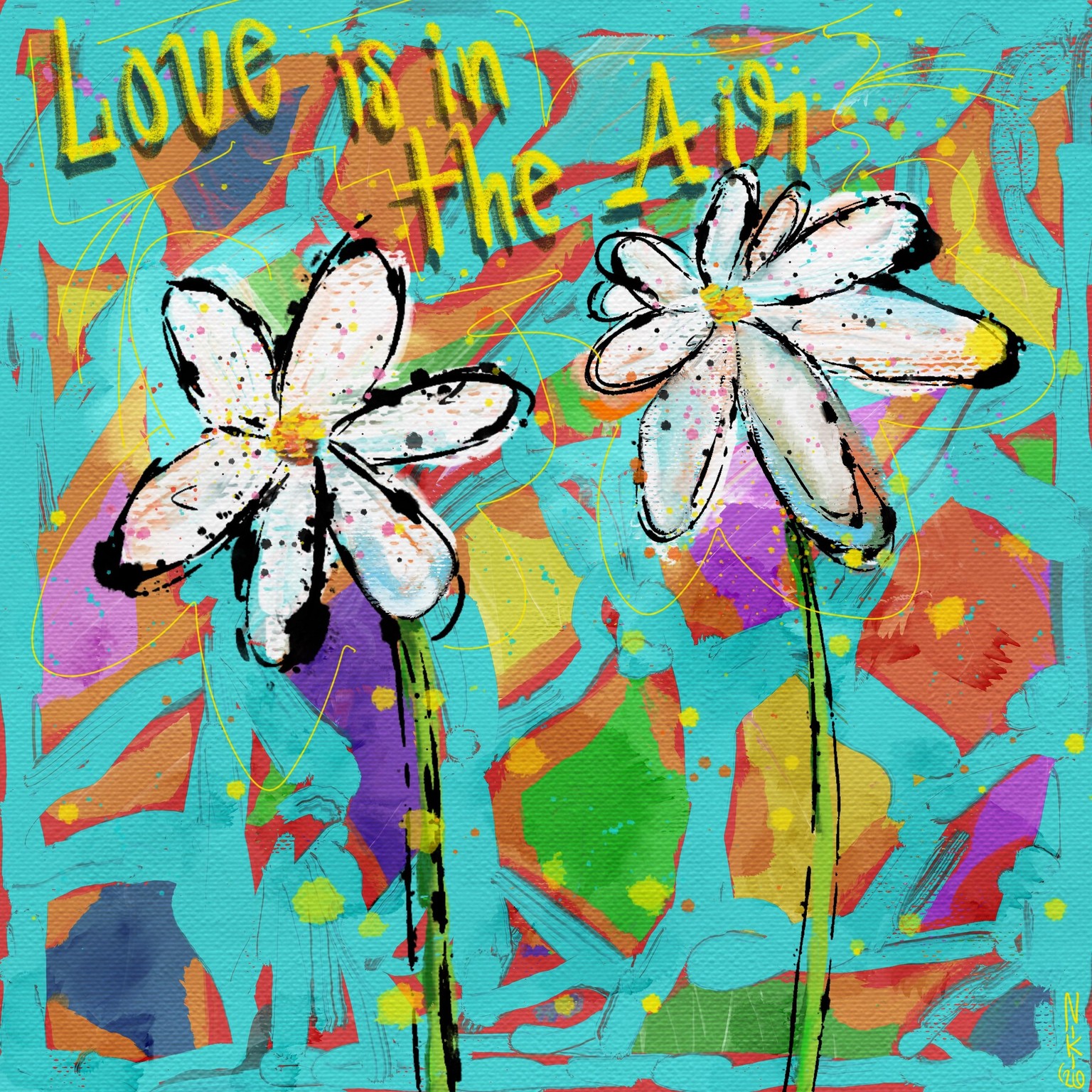 Happy little flowers and sheep - image 2 - student project