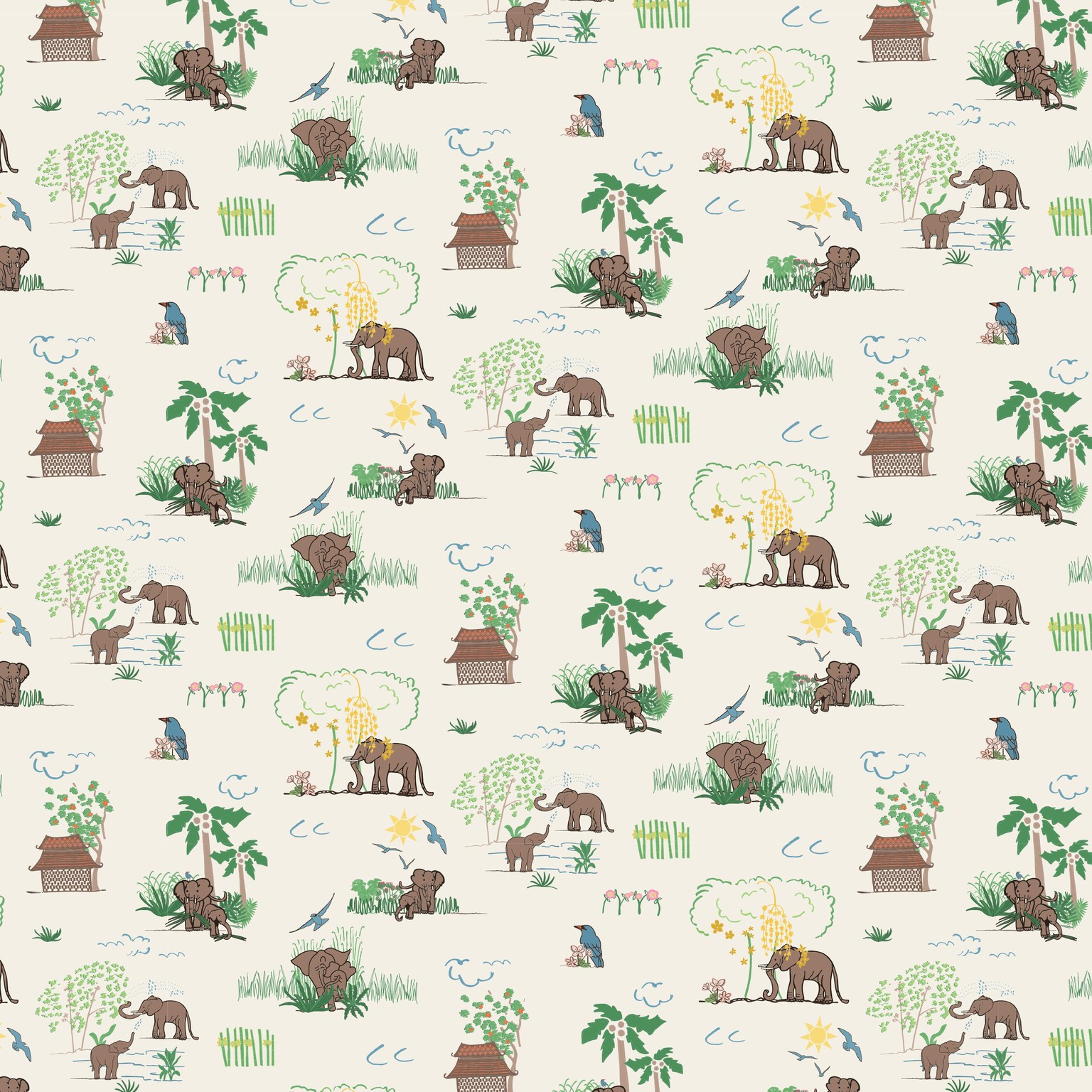 Where Elephants Wander: Toile de Jouy - image 4 - student project