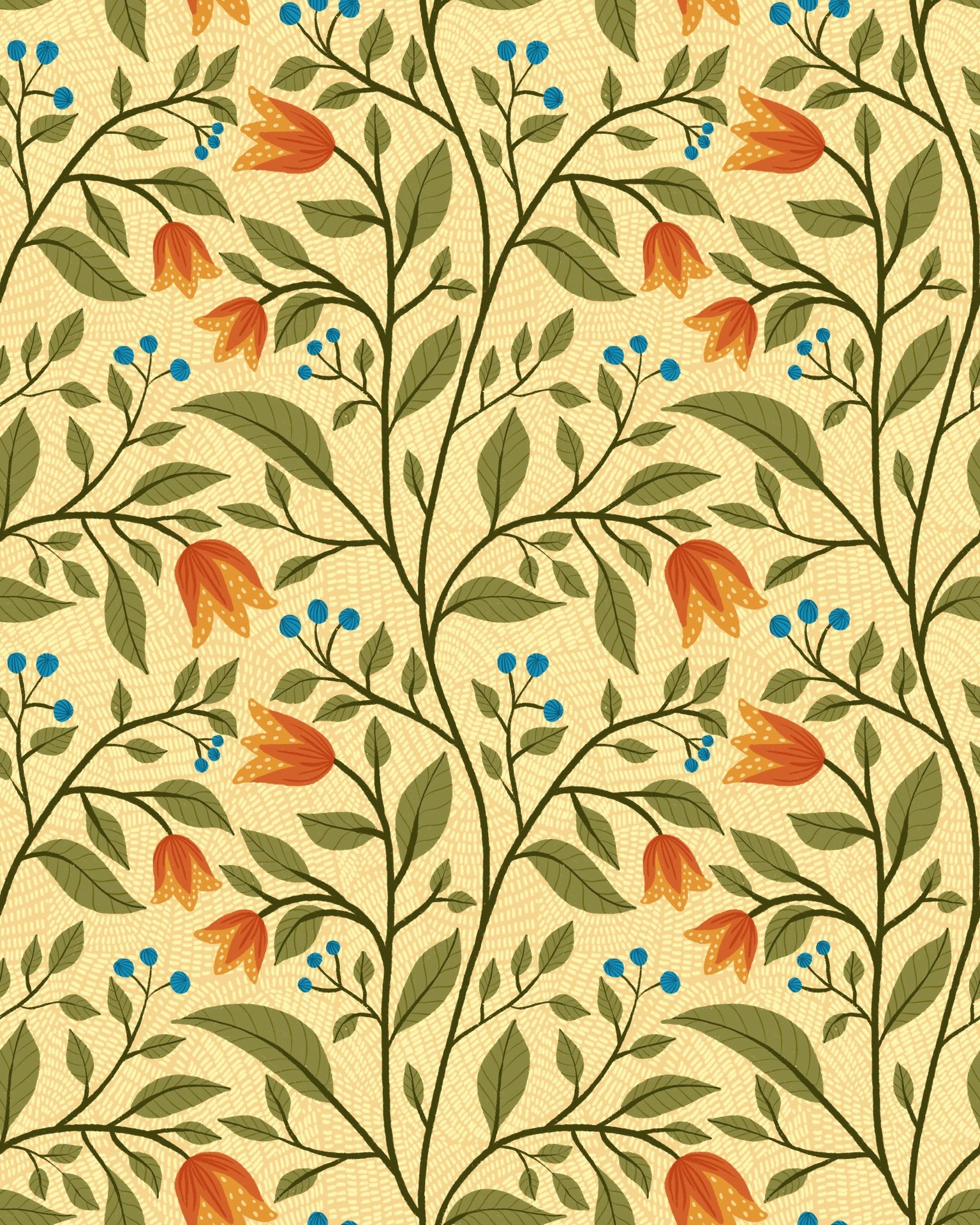 My Indian Floral Pattern - image 3 - student project