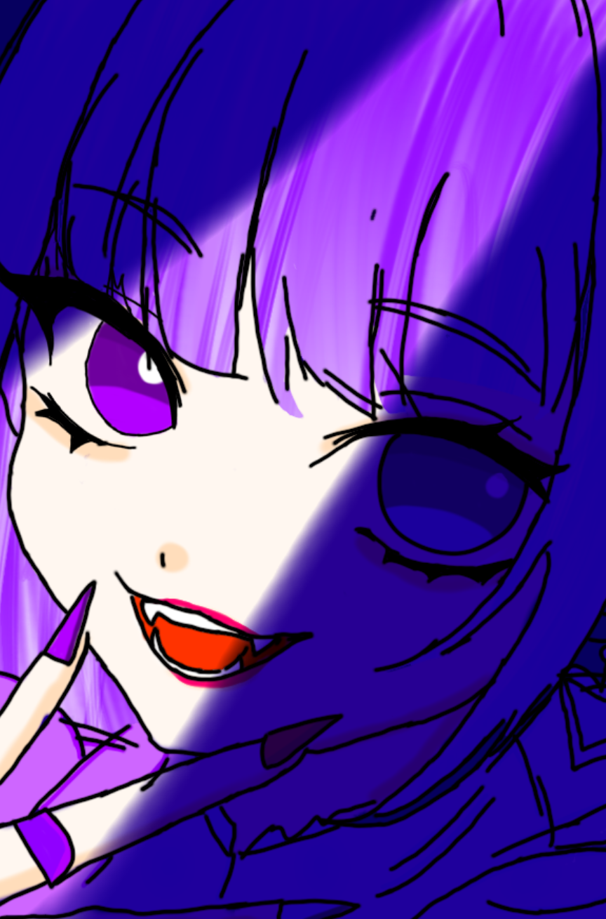 Purple girl - image 1 - student project