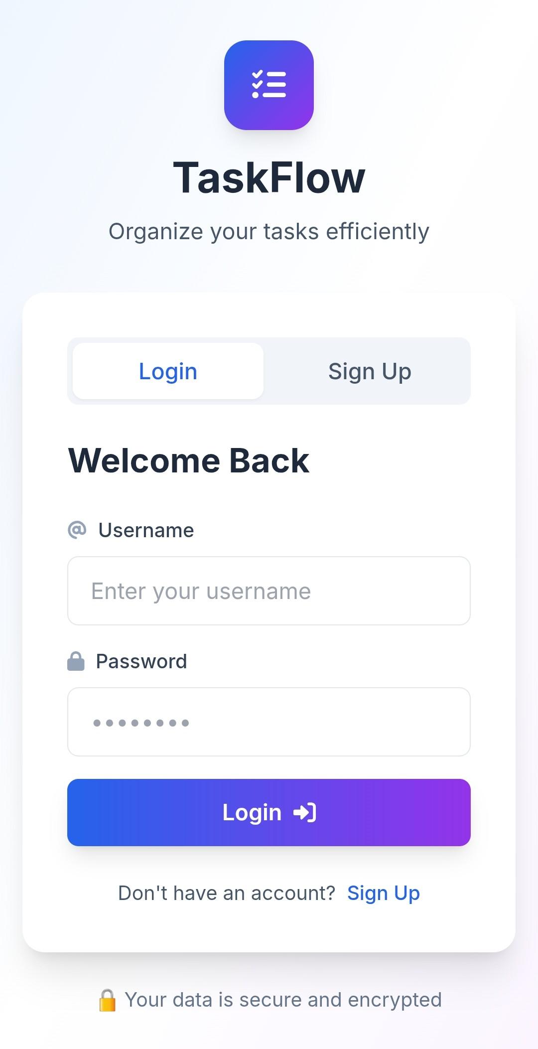 Taskflow - image 1 - student project