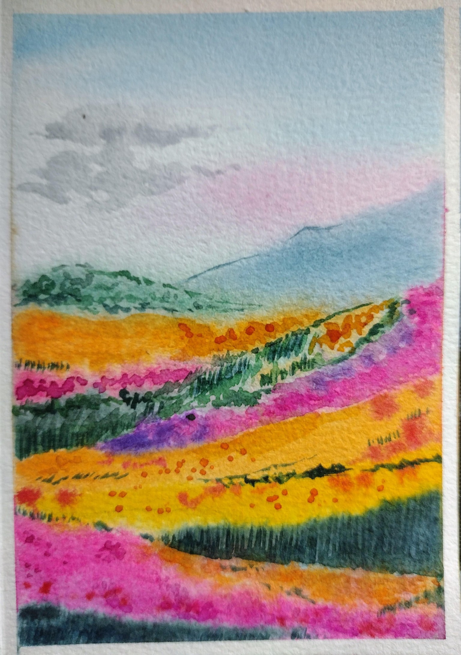 Nature In watercolor Projects - image 14 - student project