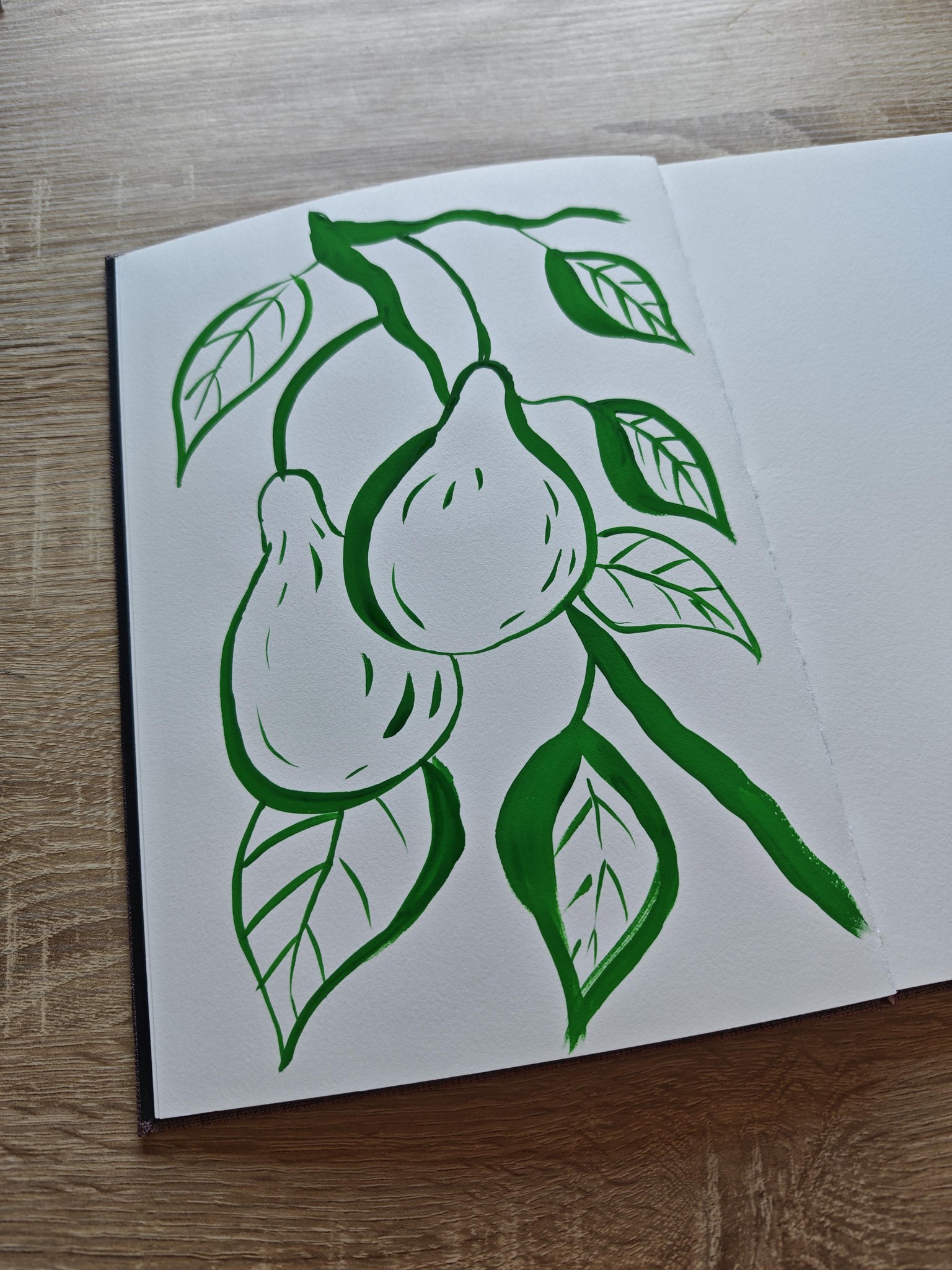 Fruits in gouache - image 2 - student project