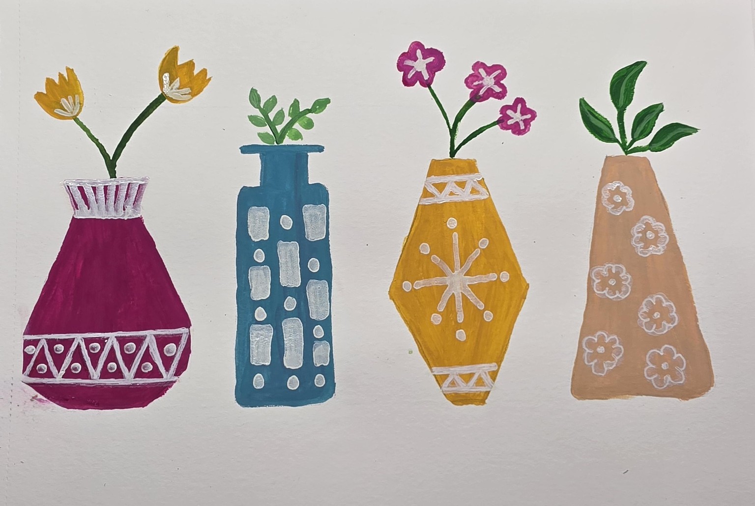 Vase doodles - image 1 - student project