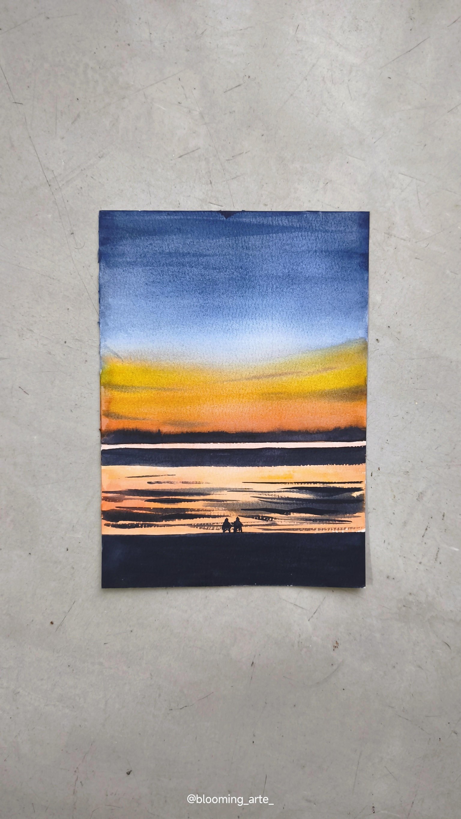 Watercolor Landscapes in 3 Simple Rules - image 1 - student project