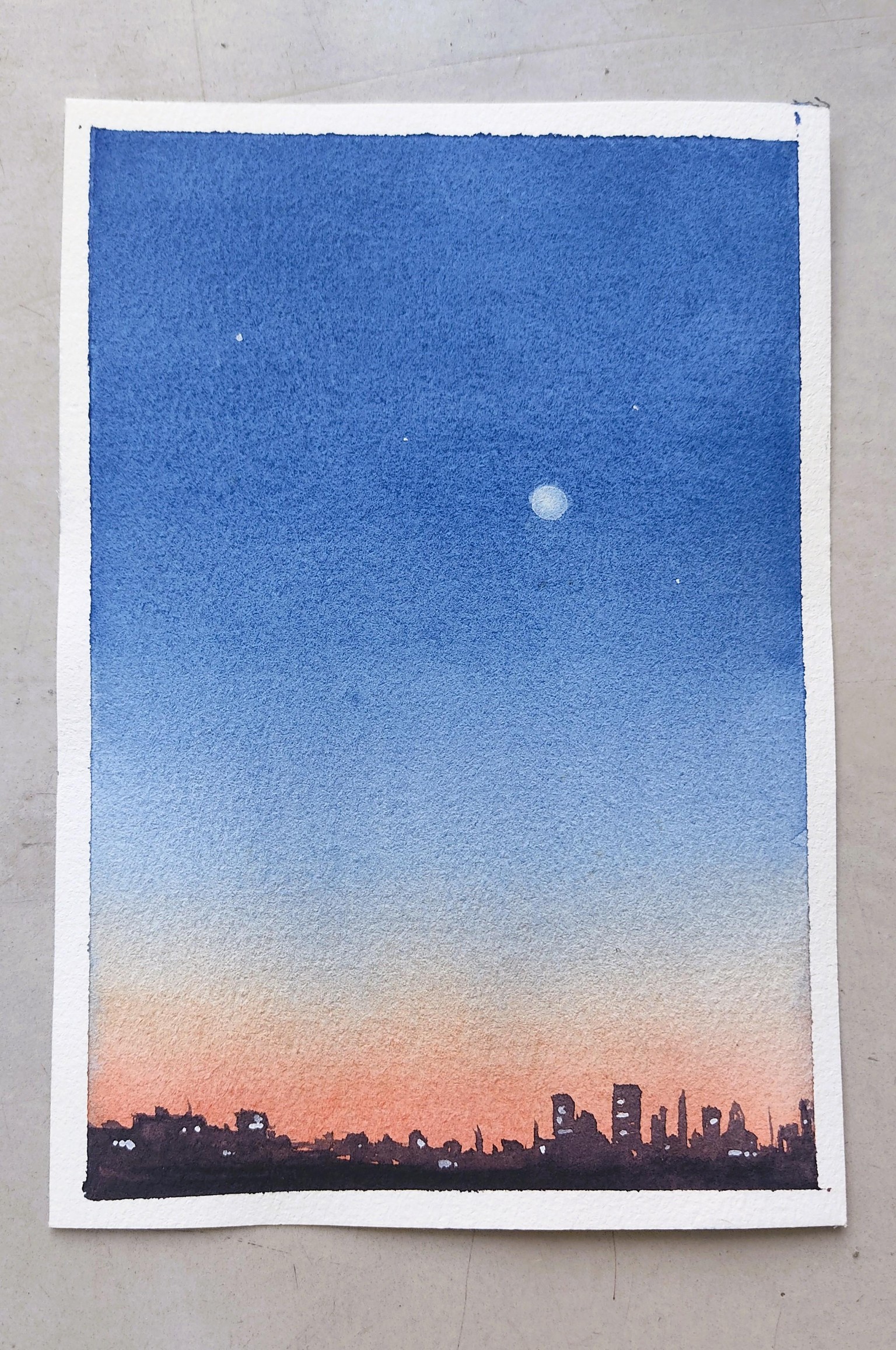 Watercolor Essentials for Painting Realistic Skies - image 3 - student project