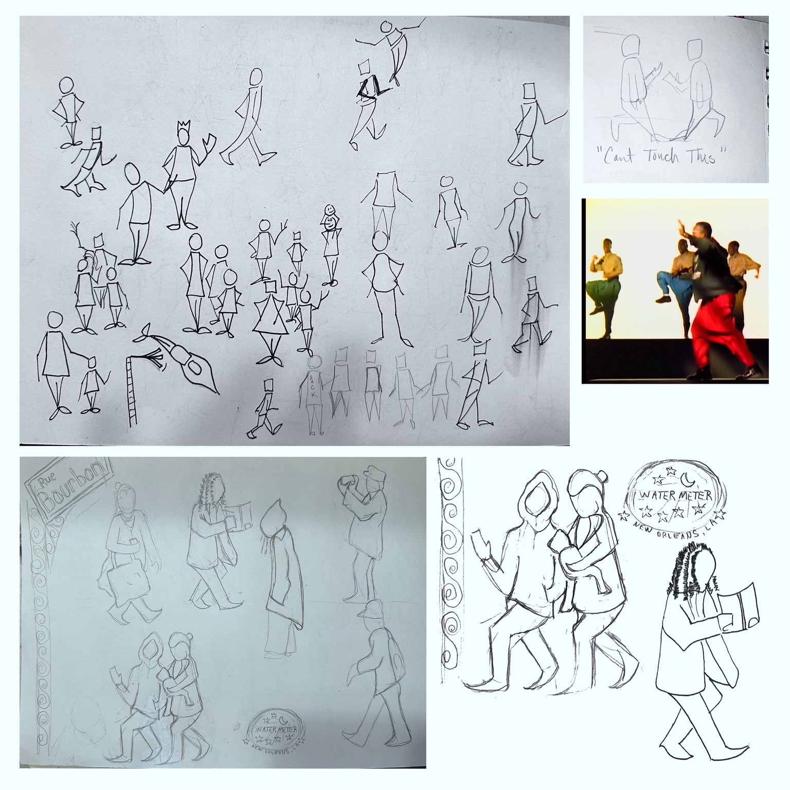 Bourbon Street Doodles - image 2 - student project