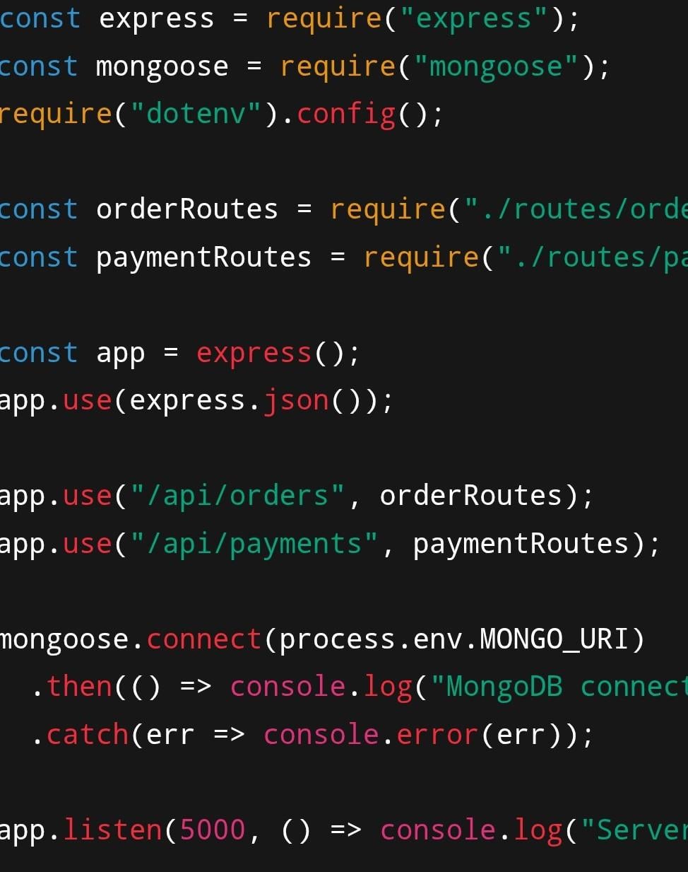Node. js Code with Mongoose, - image 8 - student project