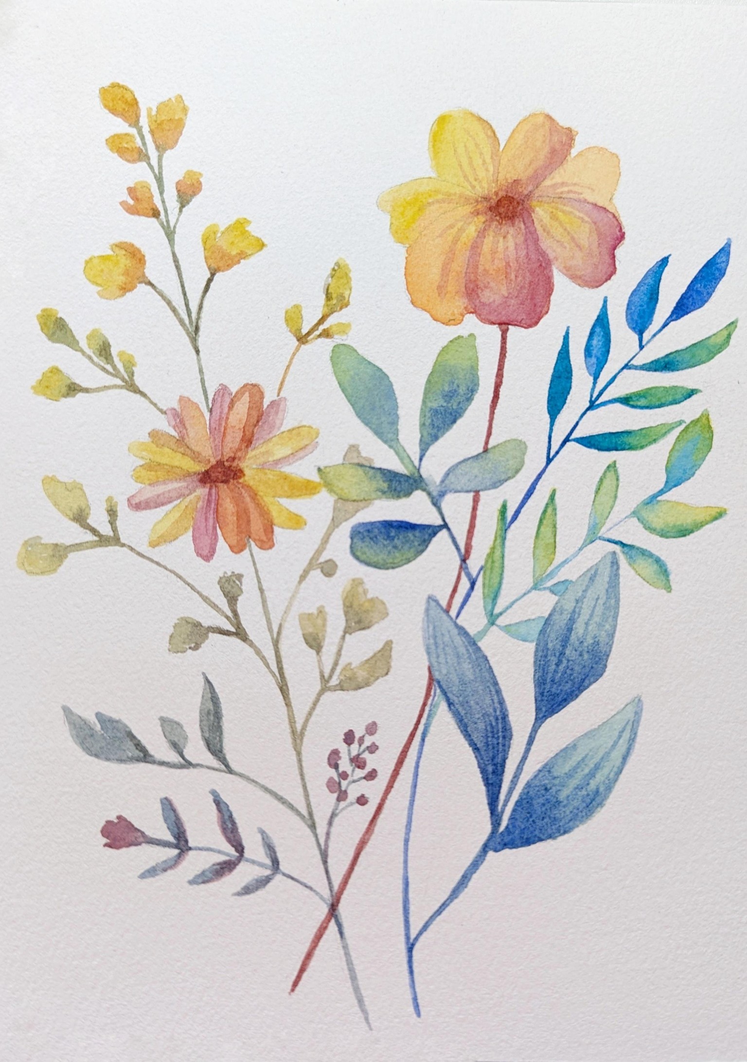 Simple Florals - image 1 - student project