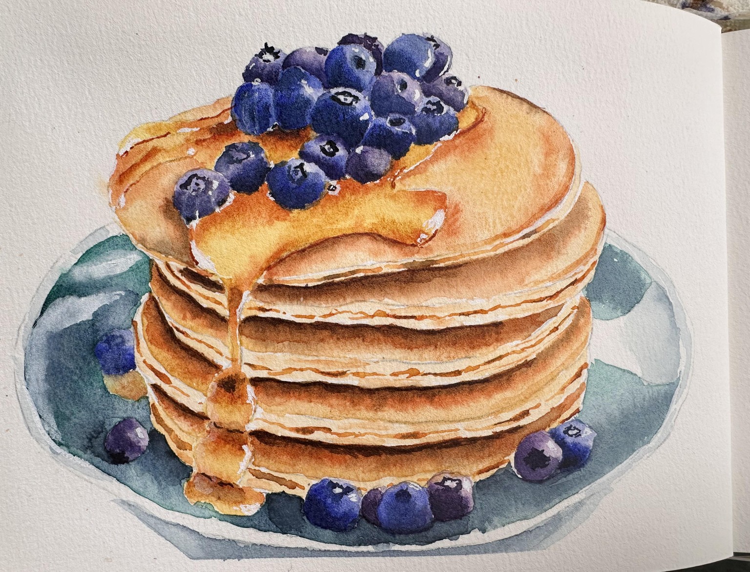 Smalt Blue Blueberries! - image 1 - student project