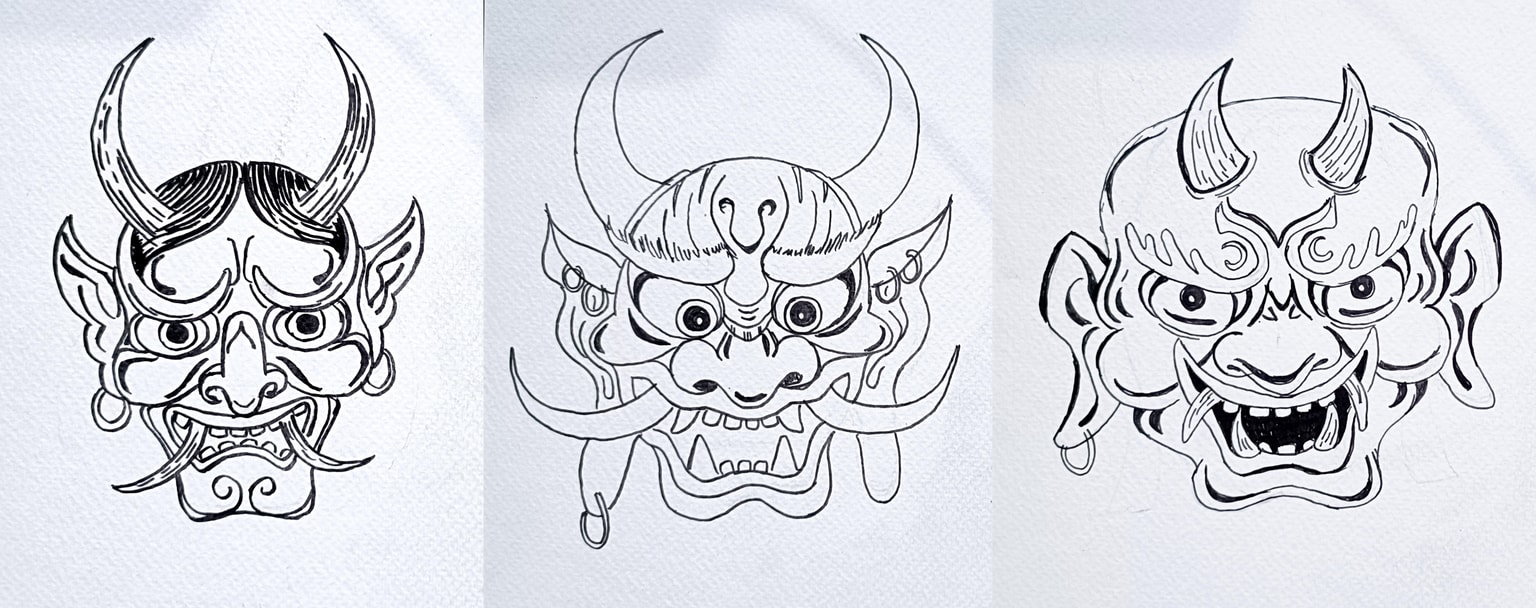 Demons and Guardian masks - image 10 - student project