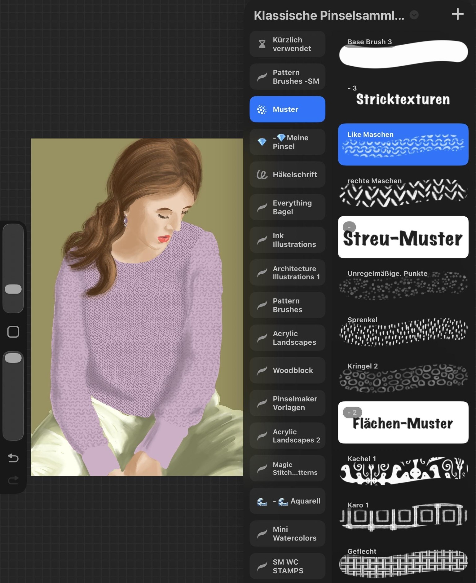 Knit Texture Brushes - image 1 - student project