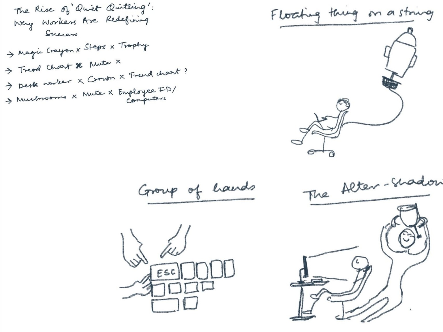 Quiet Quitting - Final Illustration - image 5 - student project
