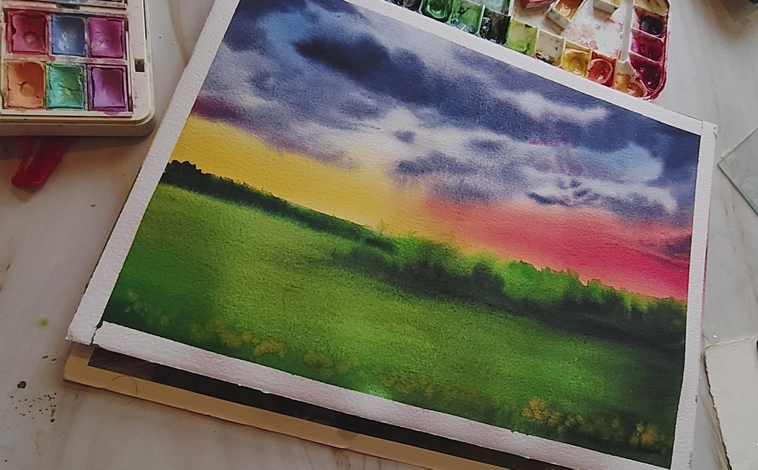 Spring landscape - image 5 - student project
