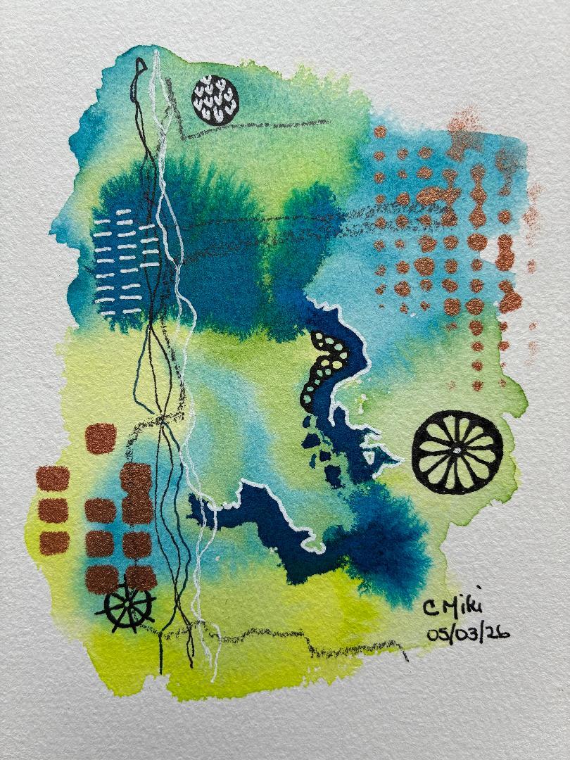 One of the medium size abstracts.  This was fun. - image 1 - student project