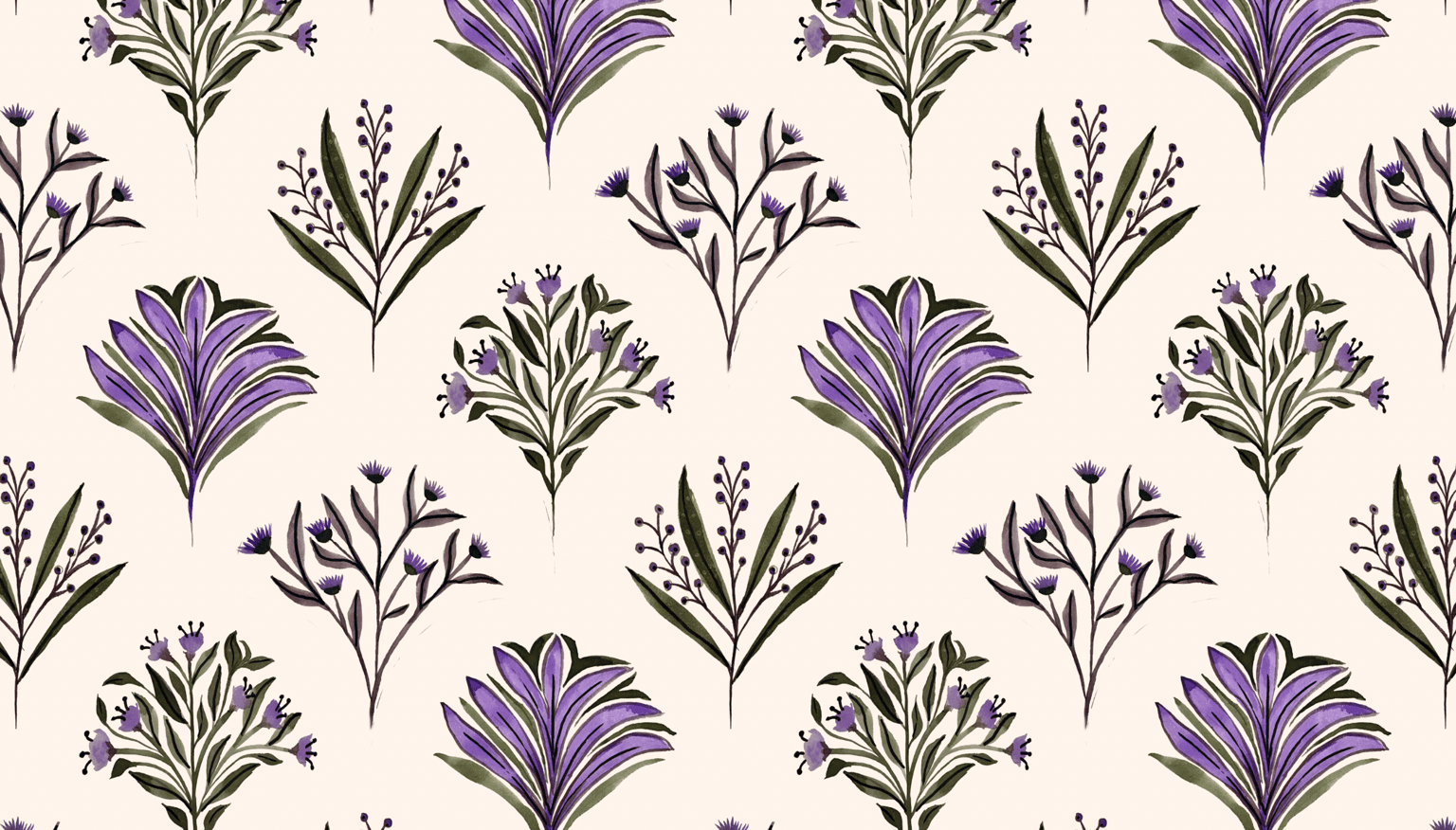 Watercolor Florals - image 2 - student project