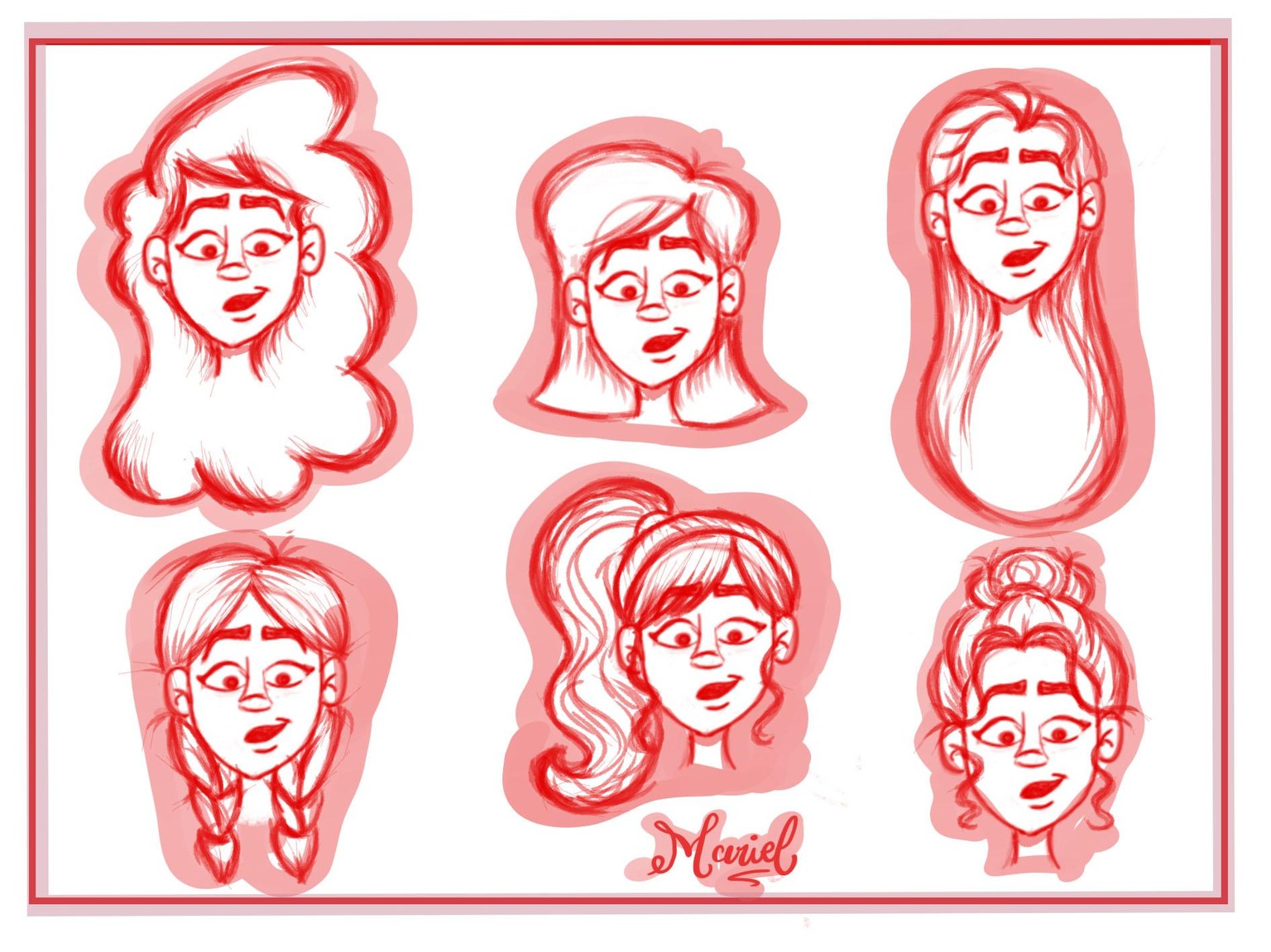 Hair practice - image 1 - student project