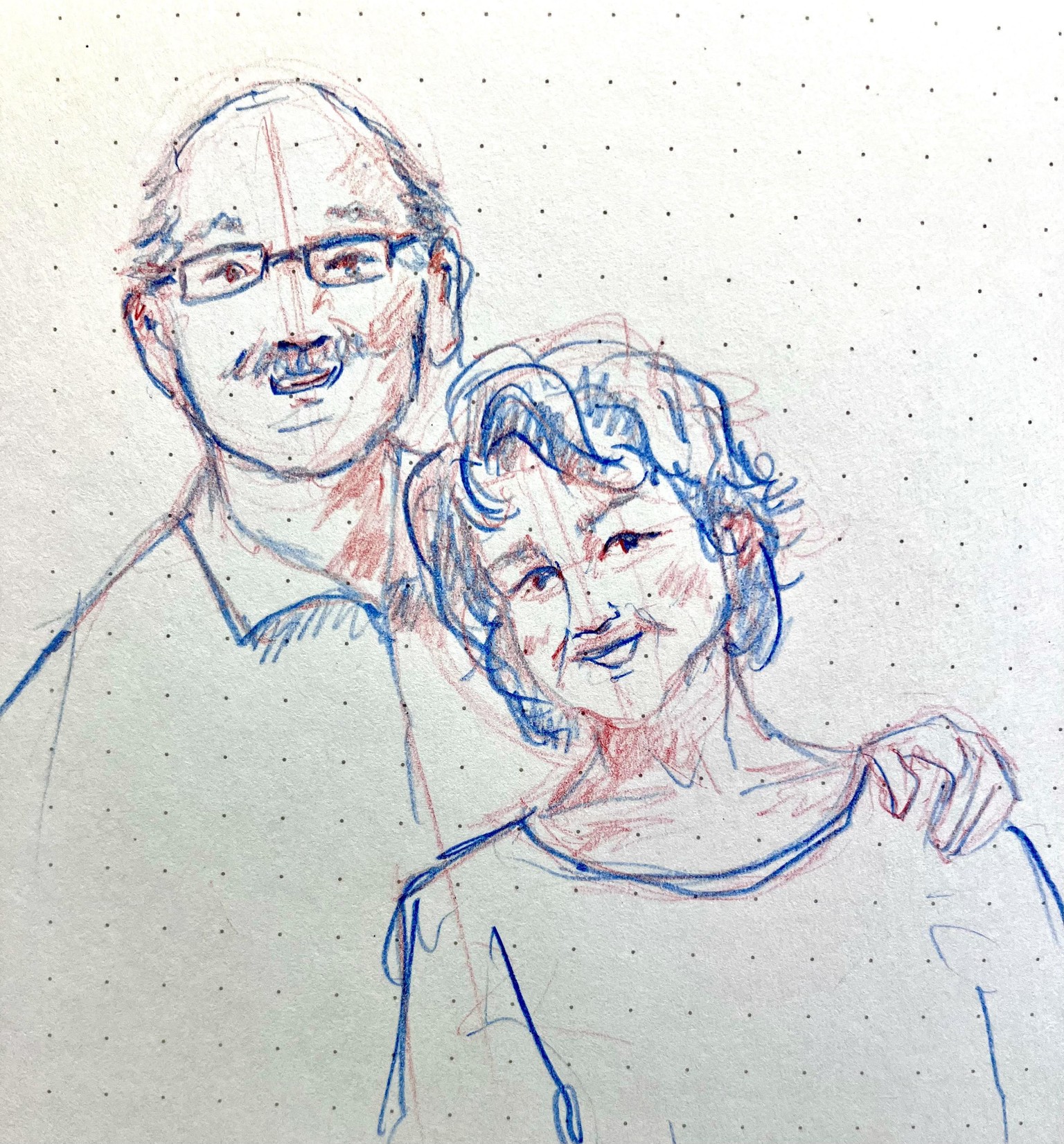 Sketching in Red and Blue - image 2 - student project