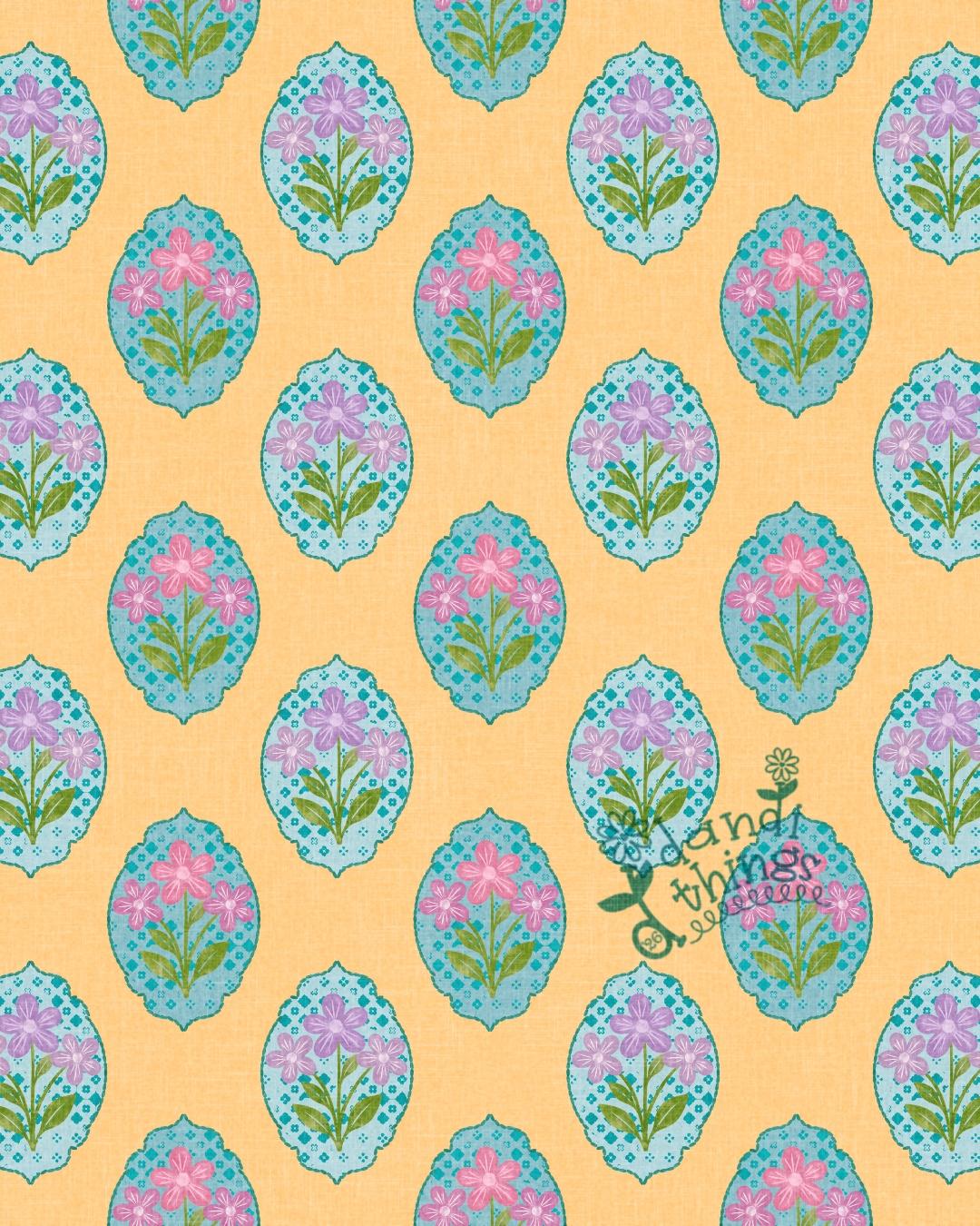 Spirited Floral Patterns - image 2 - student project