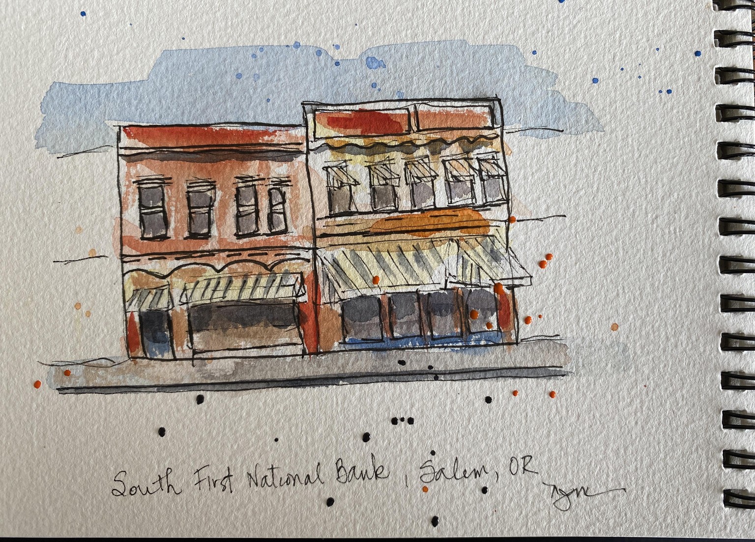 Urban Sketching -First Attempts - image 3 - student project