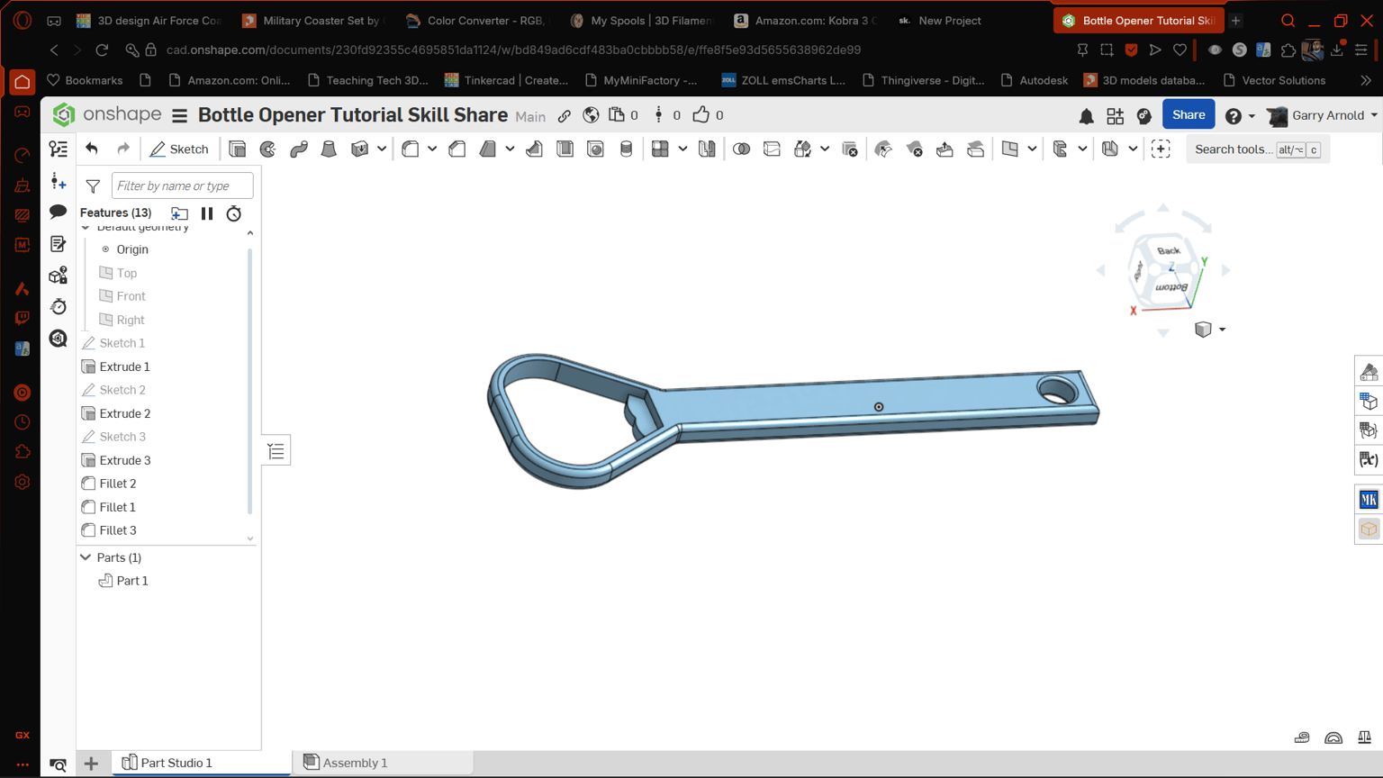 Bubble Wand Bottle opener - image 1 - student project