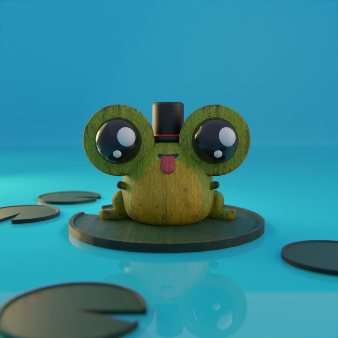 Frog - image 1 - student project