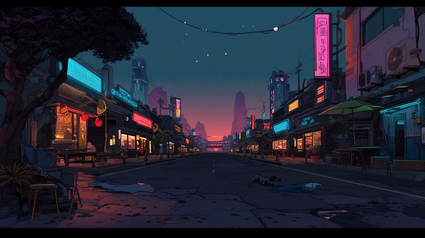 Cyberpunk Dino Park - image 1 - student project