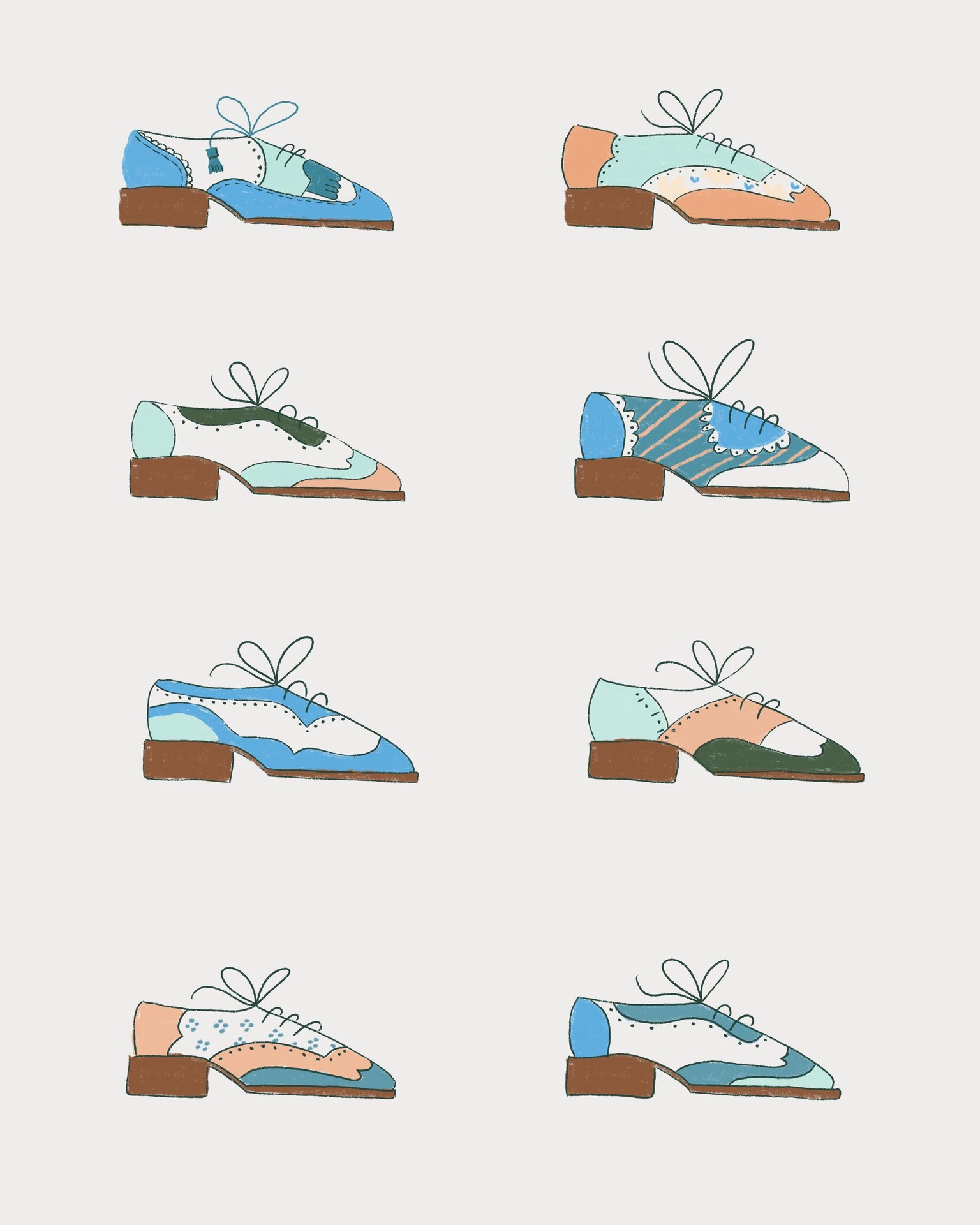 Oxford shoes stylization - image 1 - student project