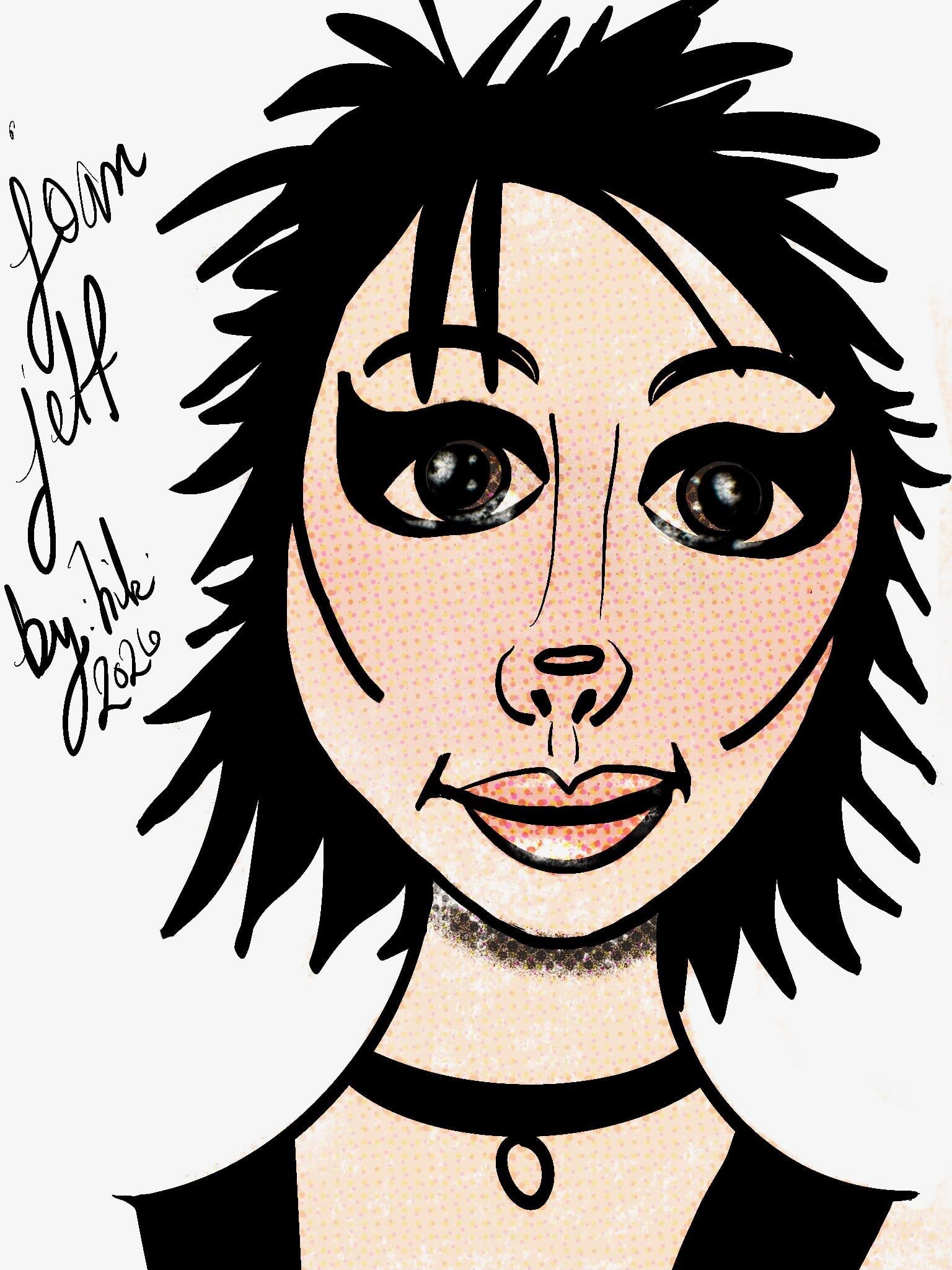 Caricature of Joan Jett - image 1 - student project