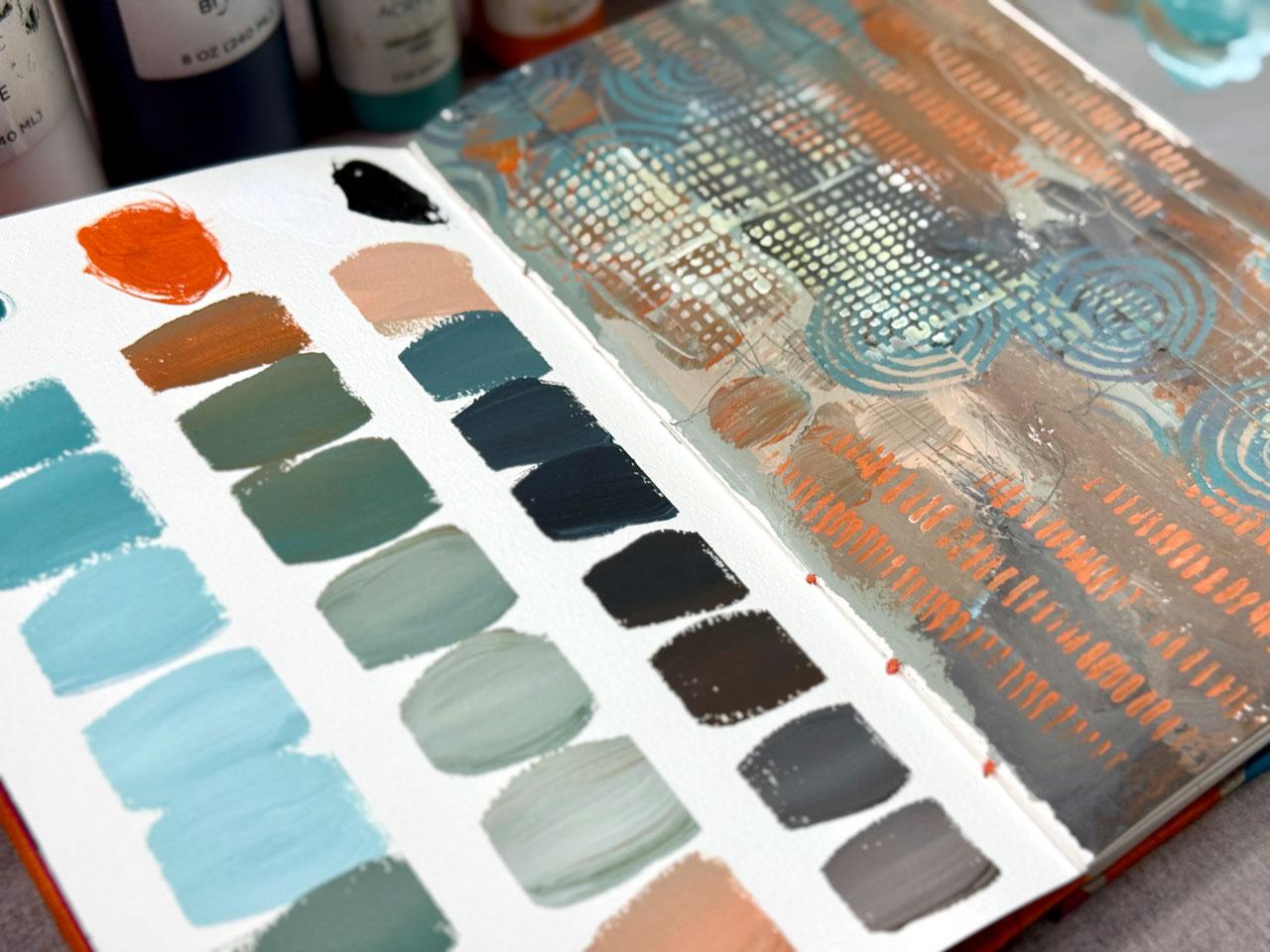 Color Stories: Exploring Color Mixing & Abstract Art with a Limited Palette - image 2 - student project