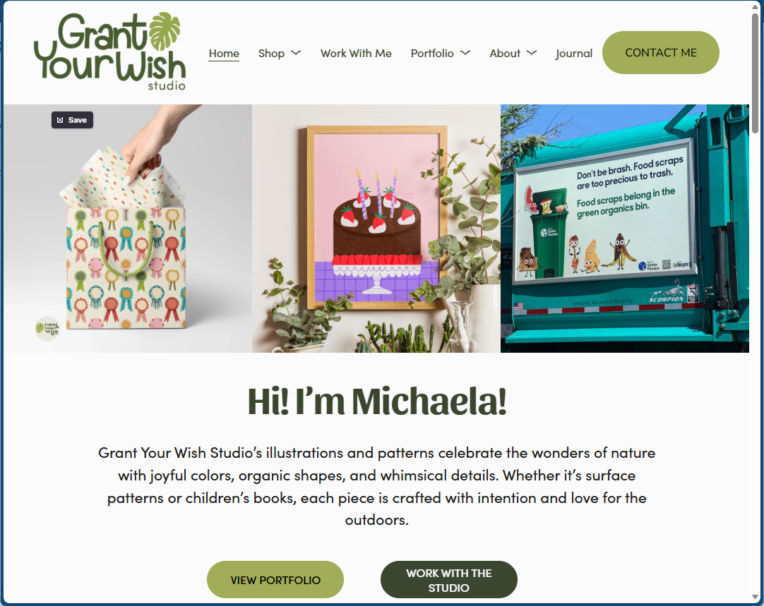 Grant Your Wish Portfolio - image 1 - student project