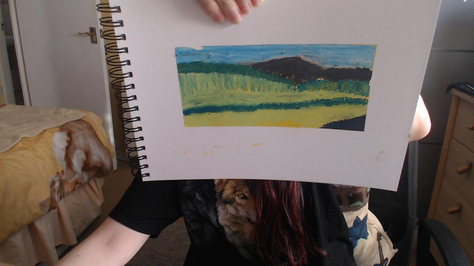 My Cinematic Oil Pastel Art - image 1 - student project