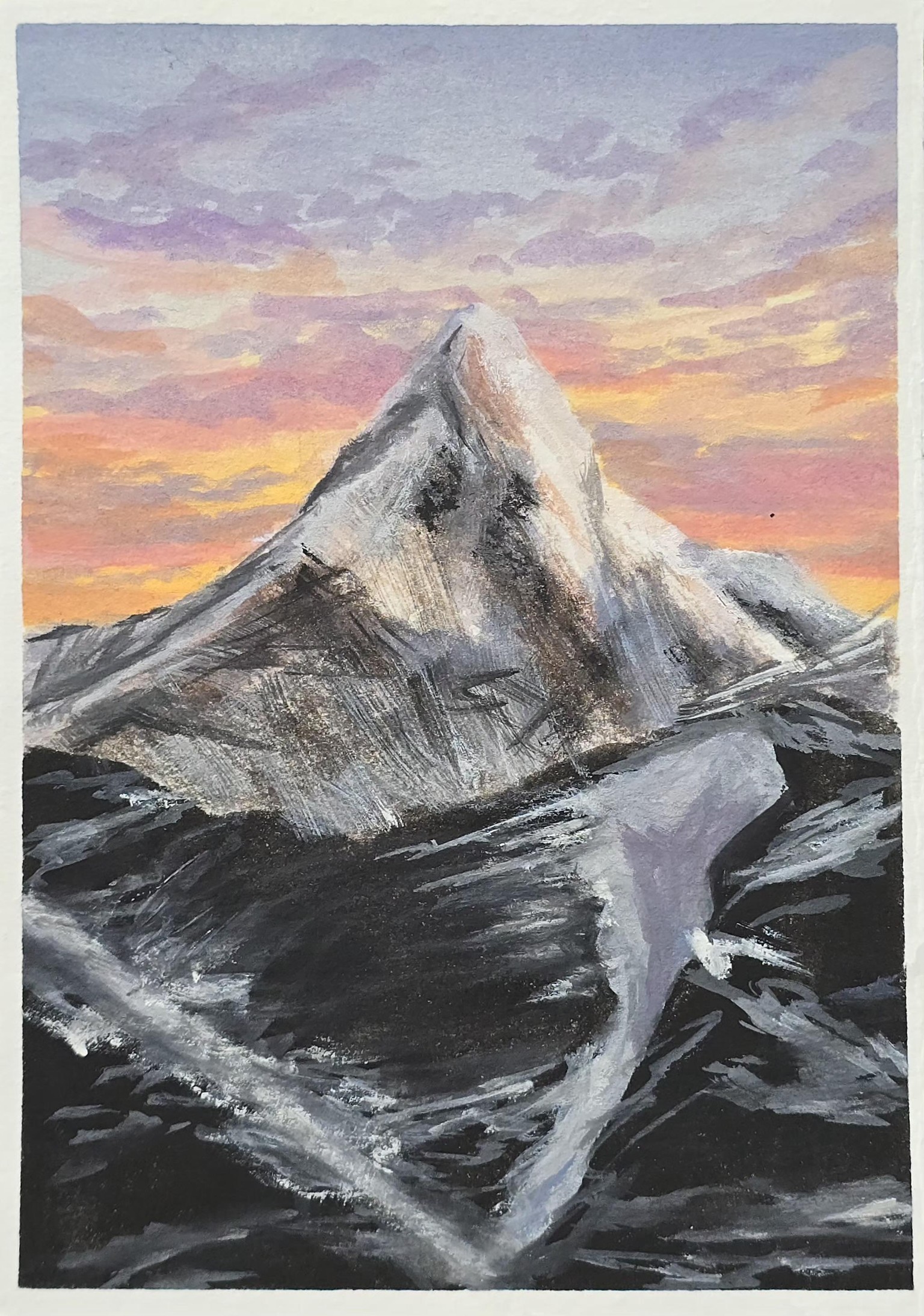 Snowy mountain - image 1 - student project