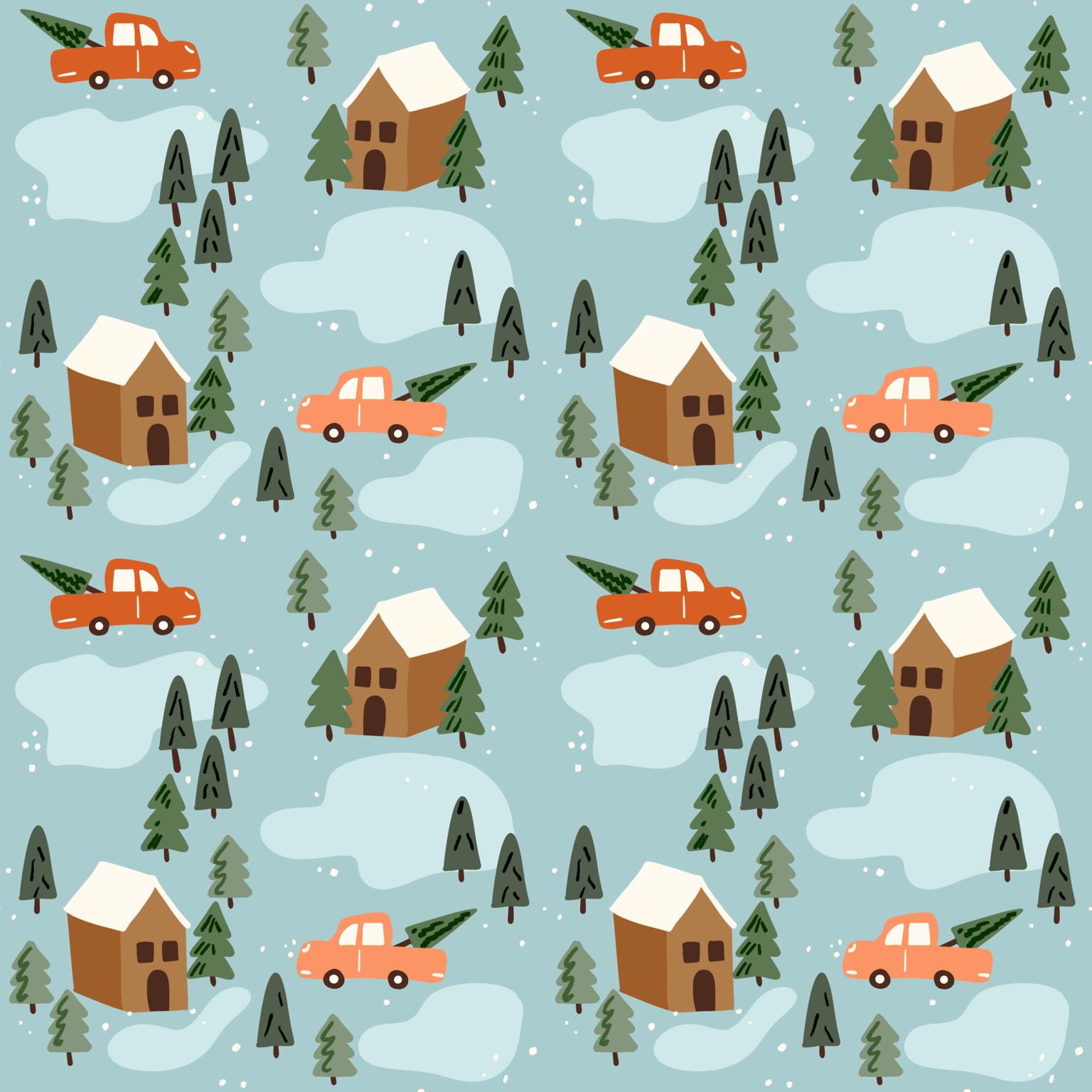 A Winterscape Pattern - image 1 - student project