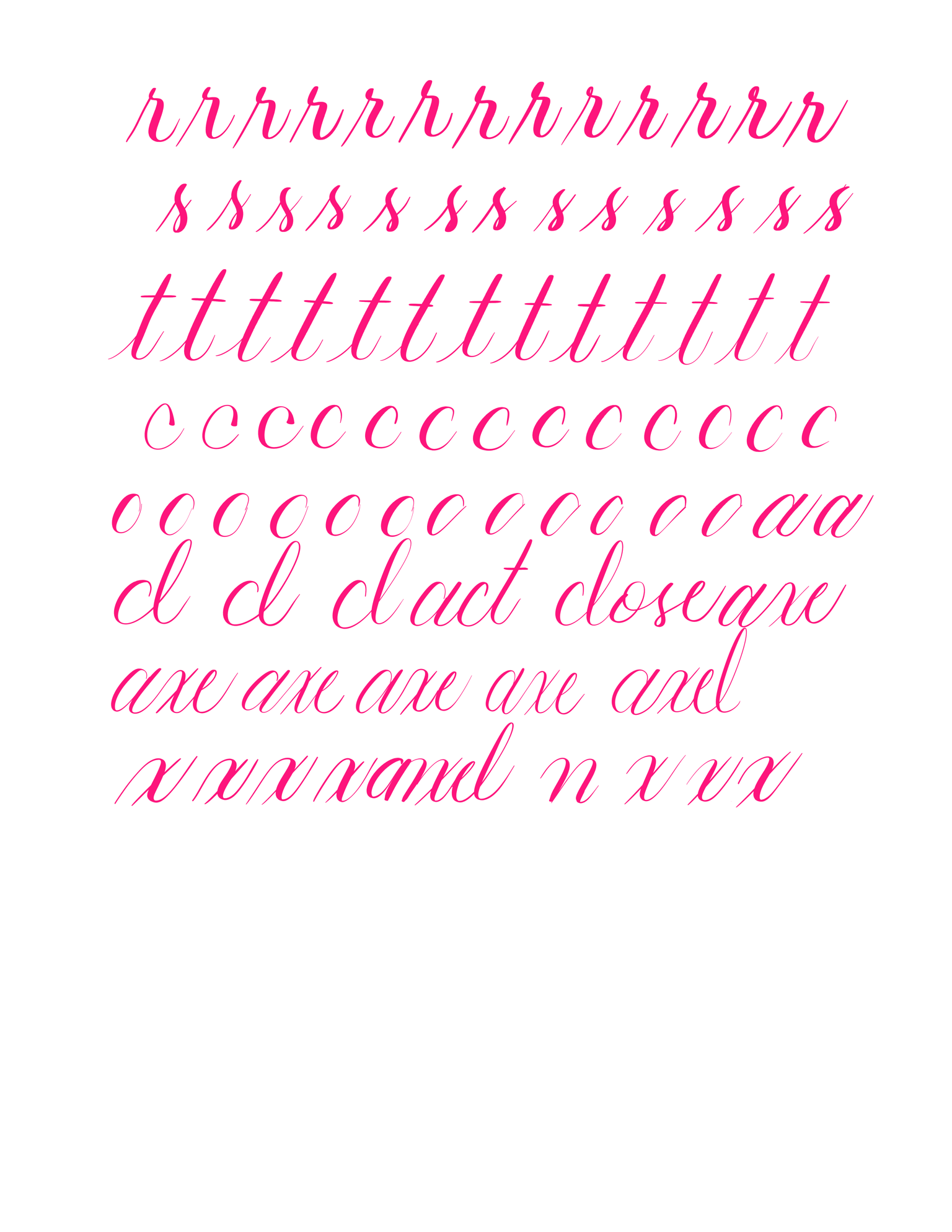 Brush Lettering in Procreate for Beginners - image 2 - student project