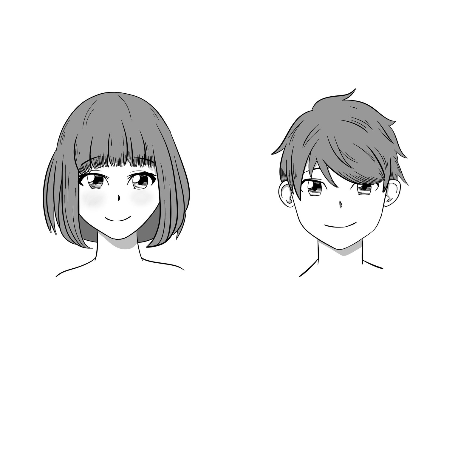 Finalized anime head - image 2 - student project