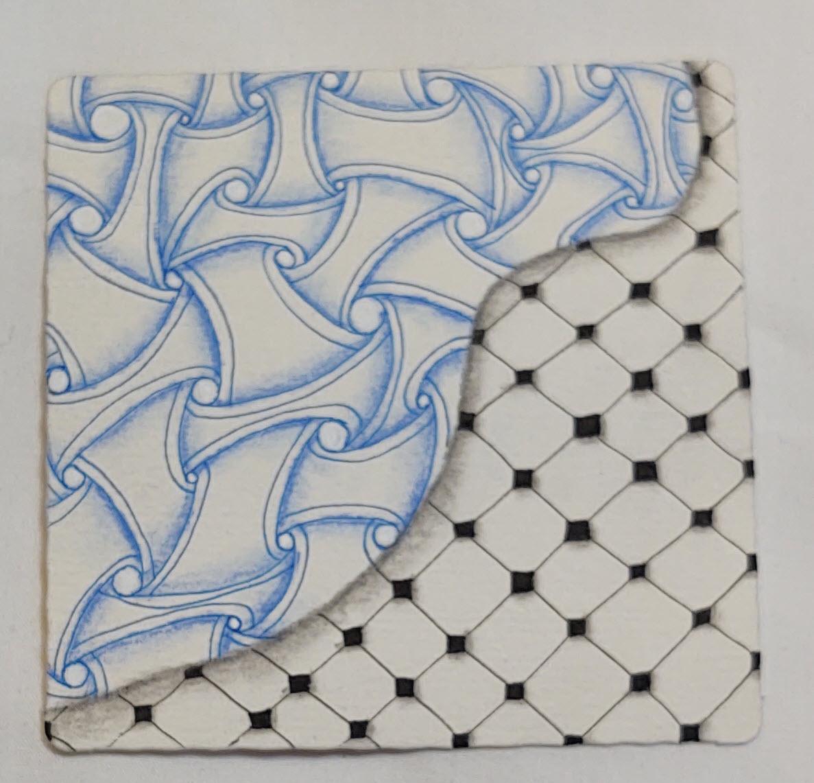 Zentangle Tiles in Color - image 7 - student project