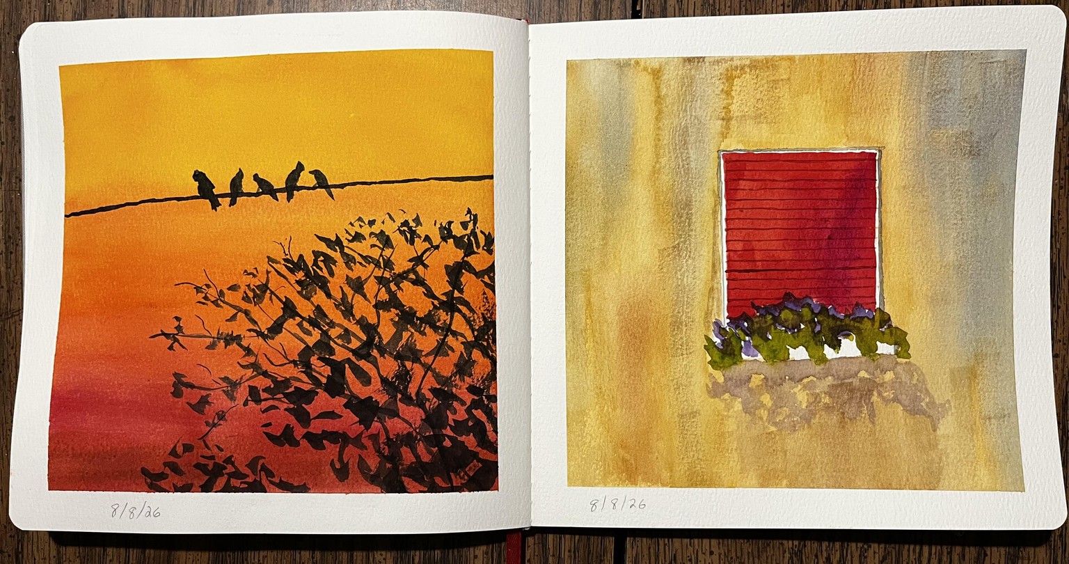 Watercolor landscapes - image 8 - student project