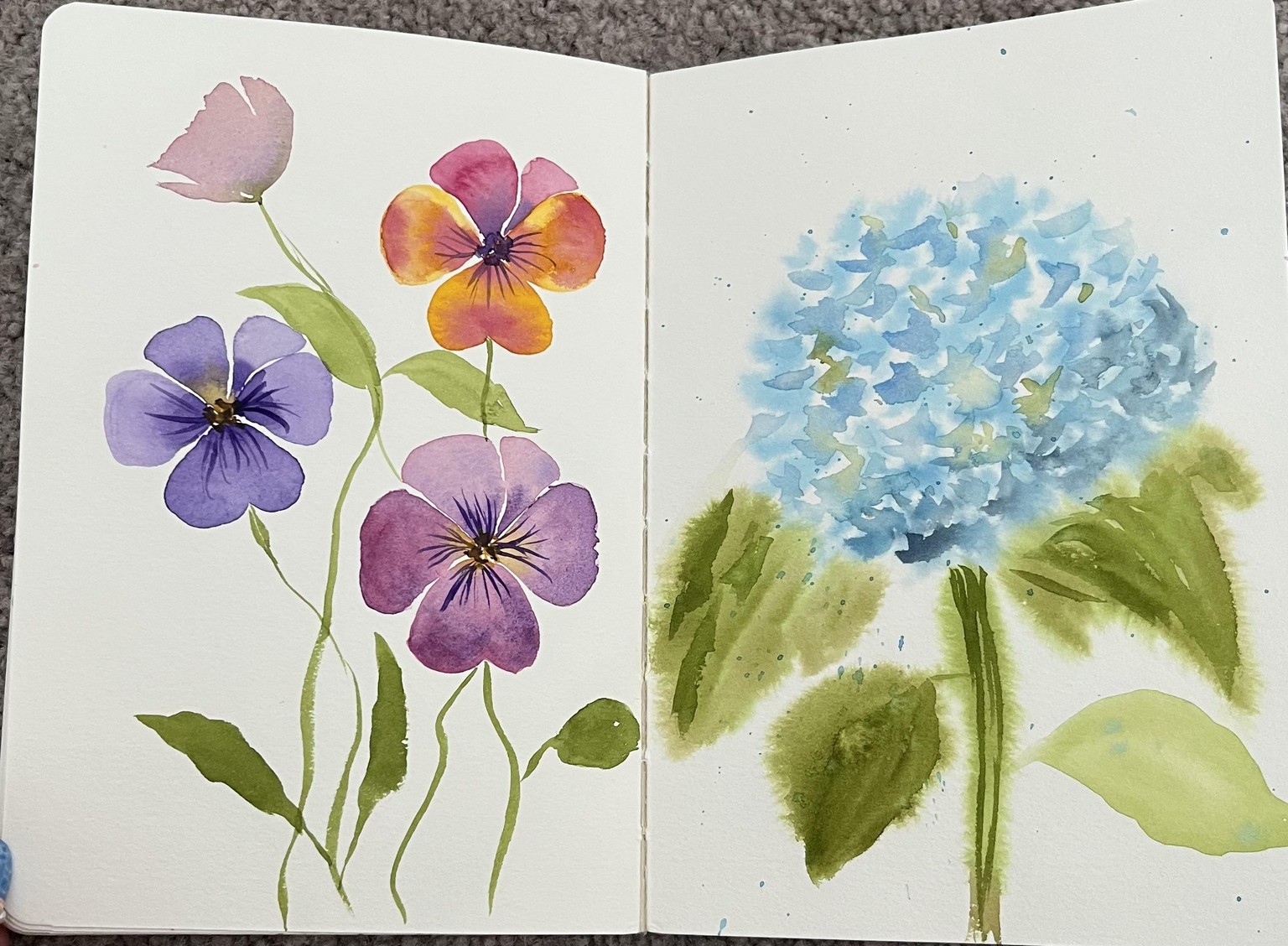Watercolour Florals - image 3 - student project