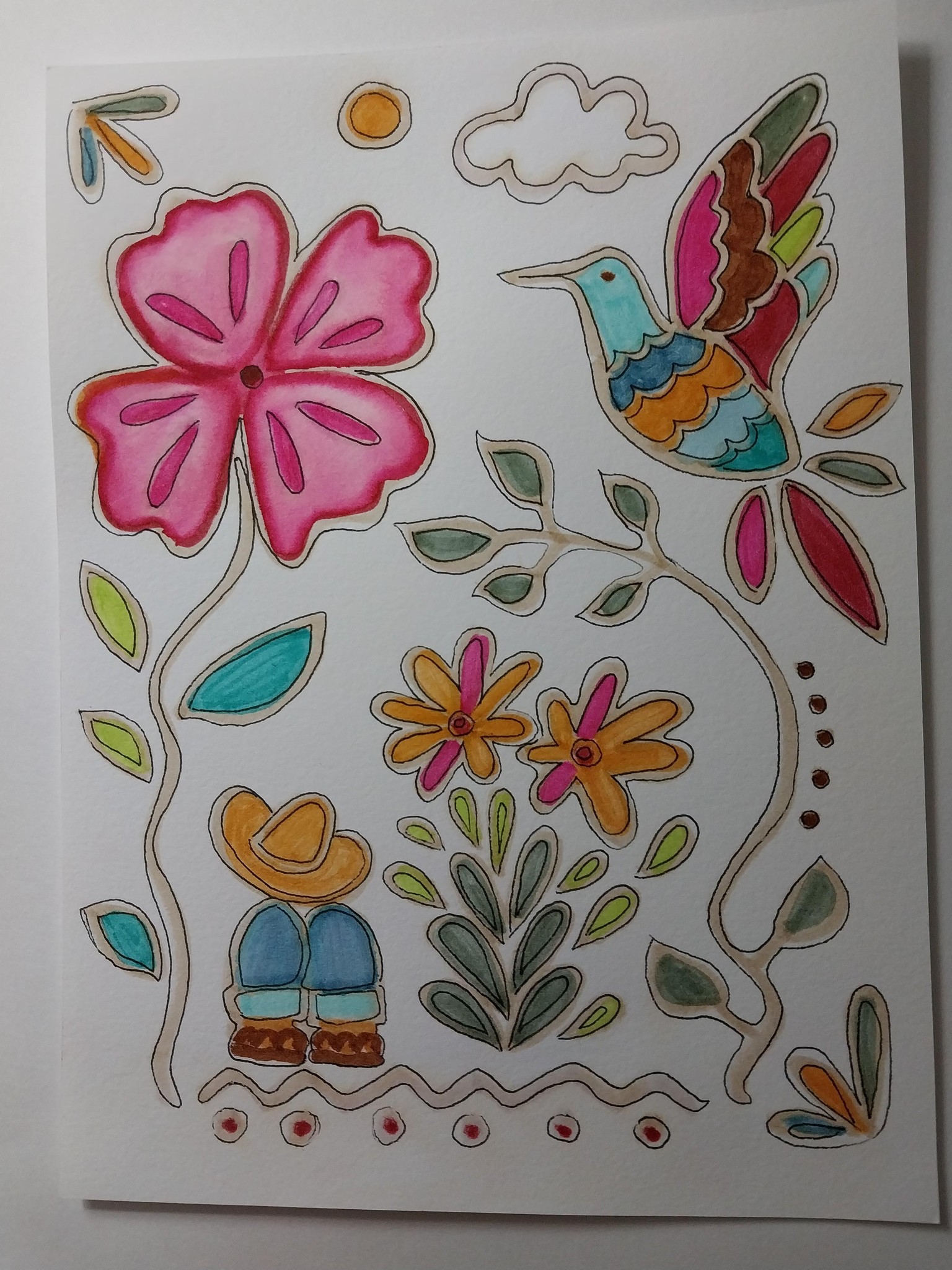 My attempt at Otomi art - image 3 - student project