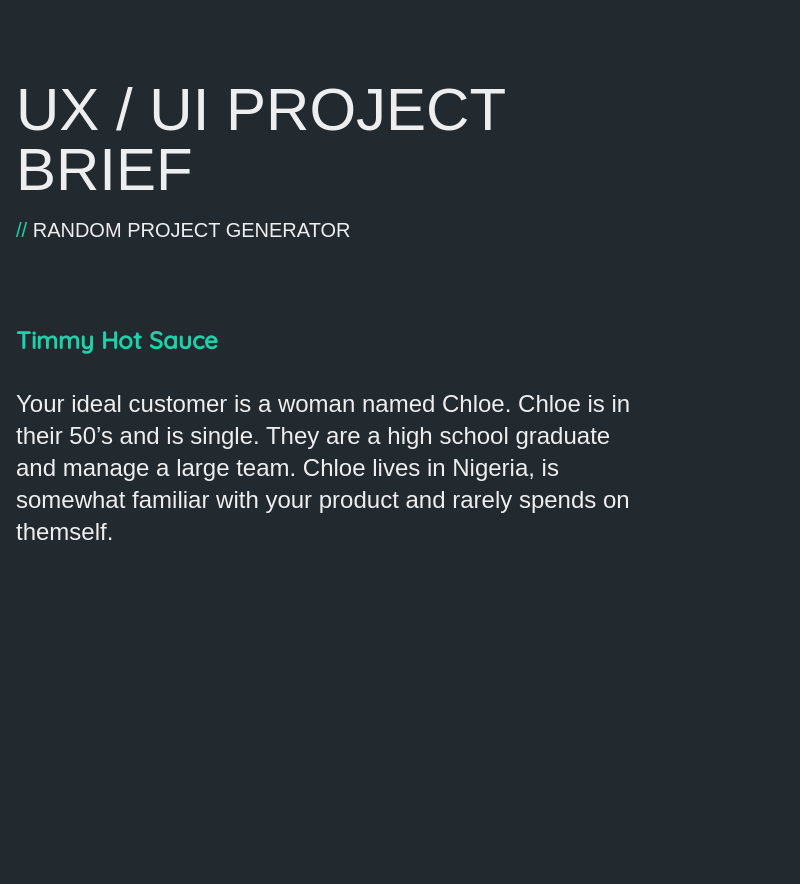 brief of my project - image 1 - student project