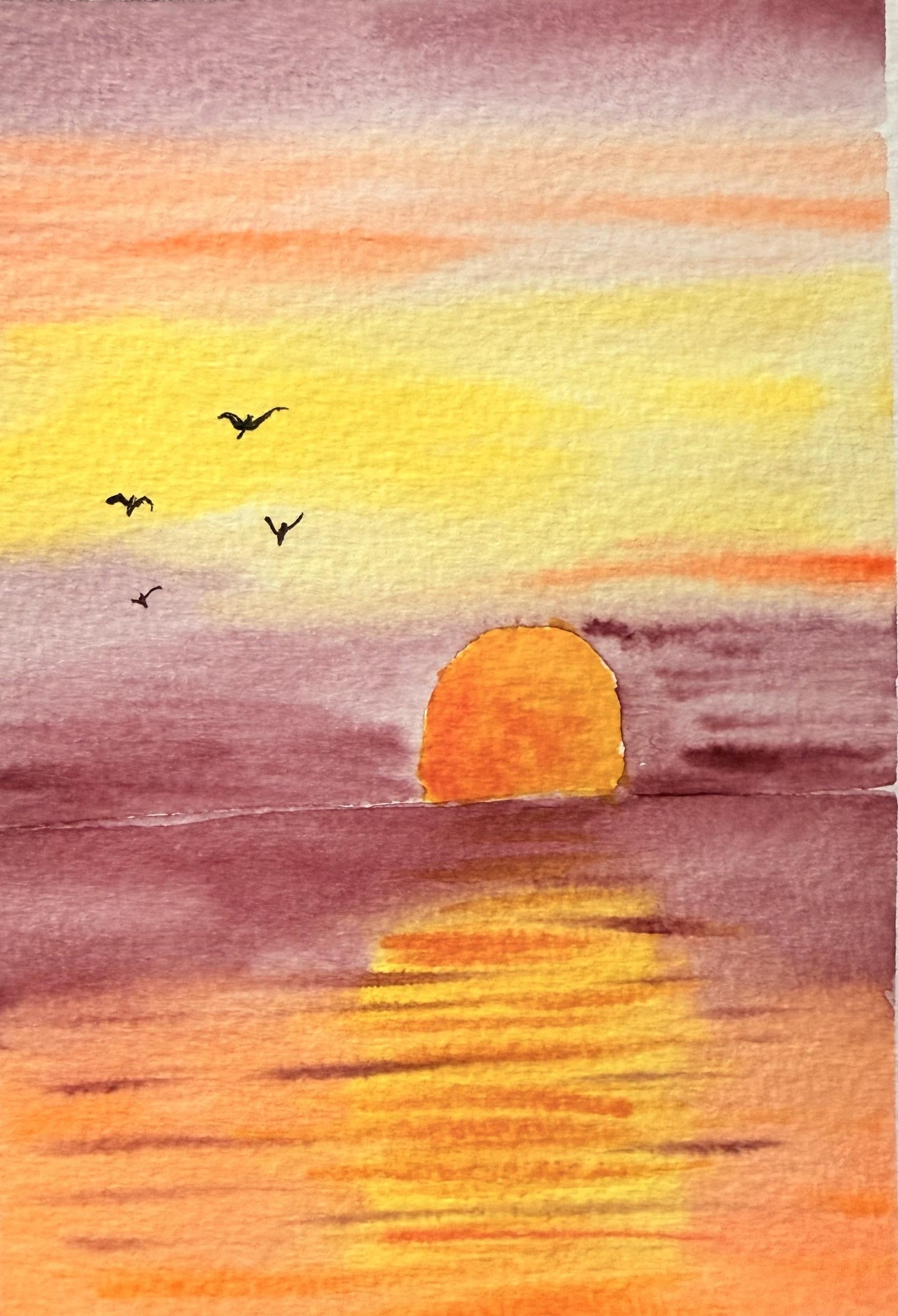 Nature in water colour - image 7 - student project