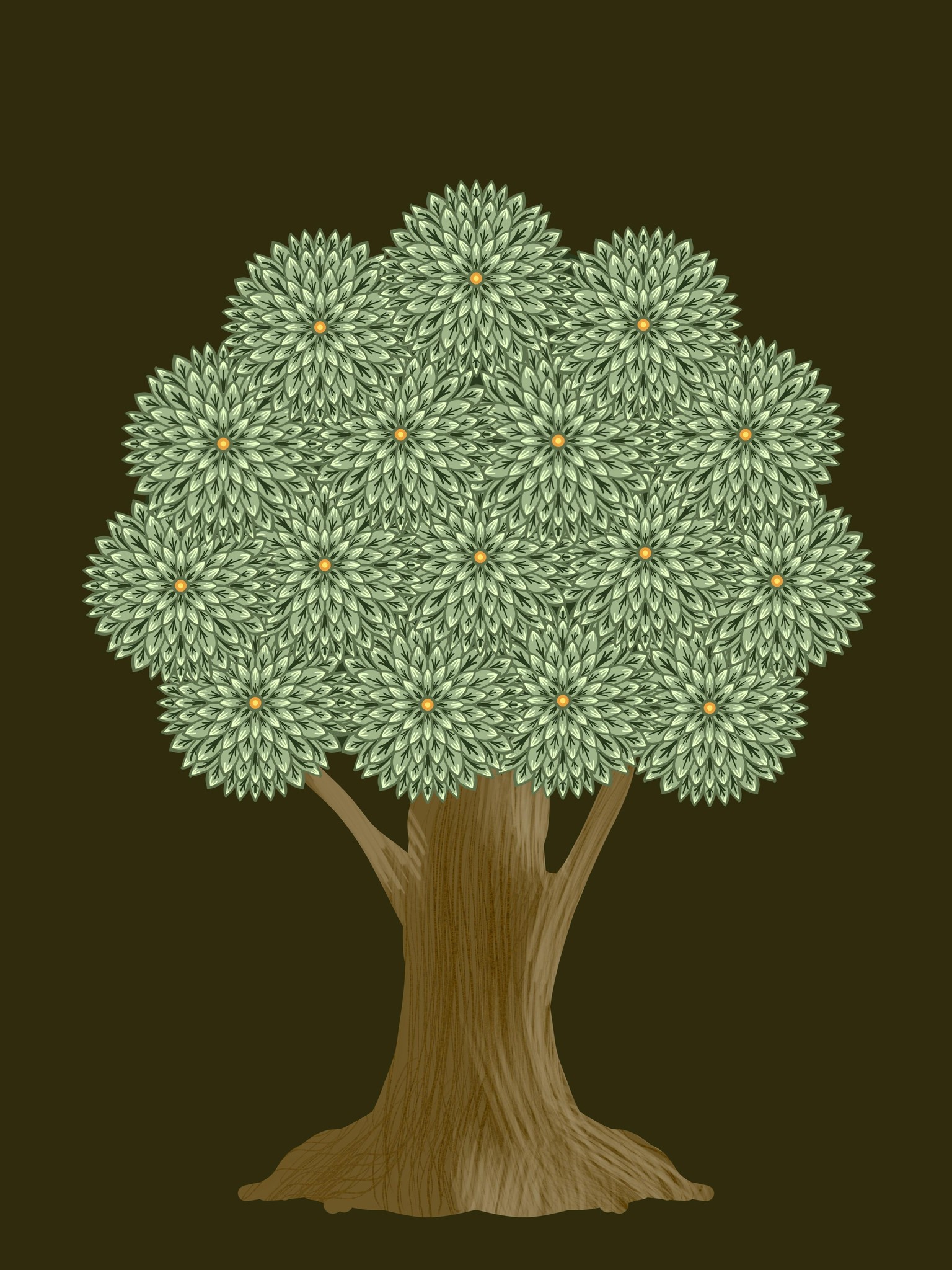 pichwai trees - image 3 - student project